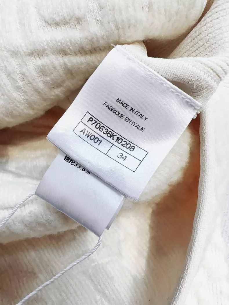 Chanel Chanel Beige full-printed logo long-sleeved jacket Size XXS / US 00 / IT 34 - 8 Thumbnail