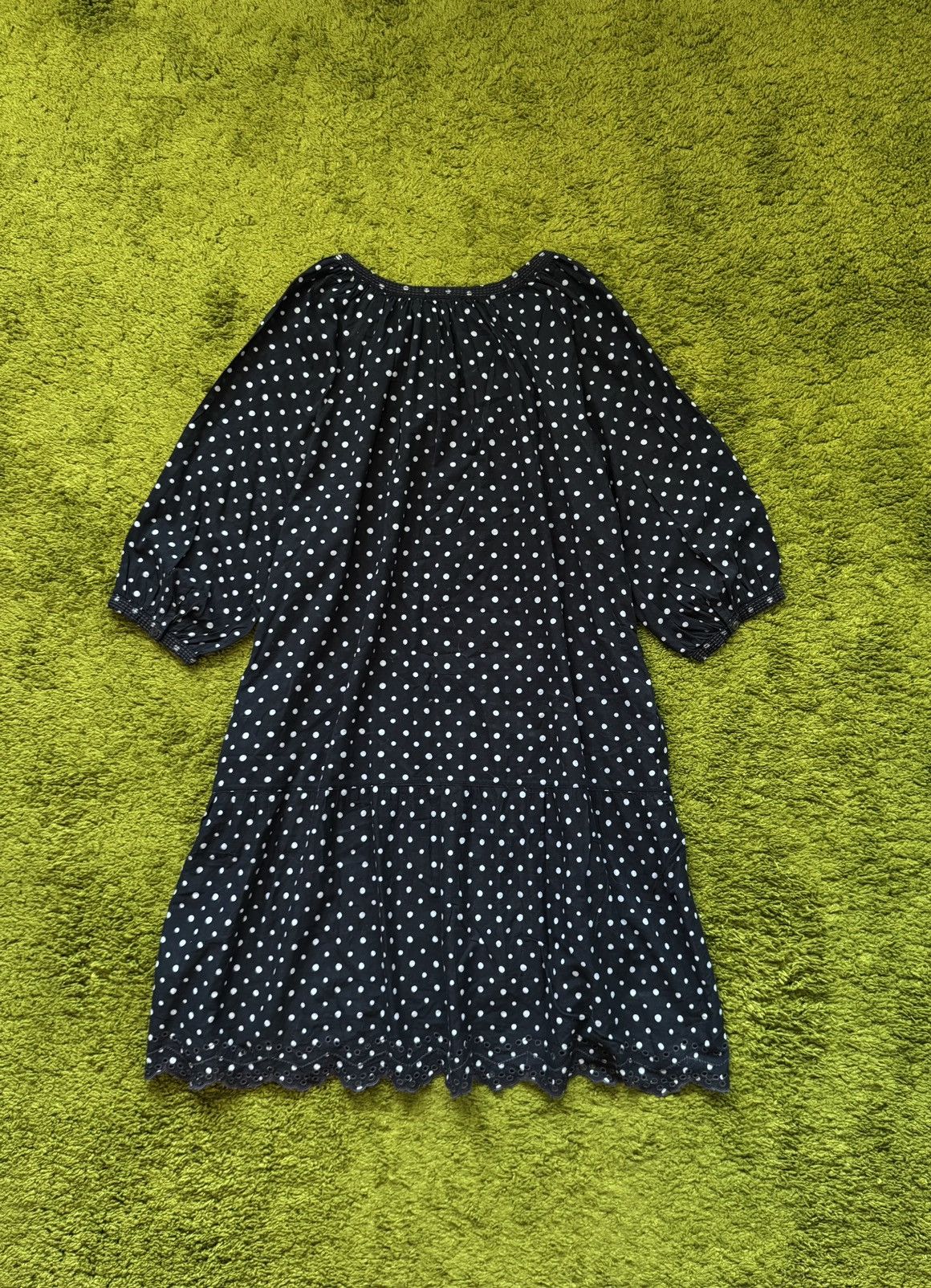 Gudrun Sjoden Gudrun Sjoden ethnic polka dot puff sleeve dress Size L / US 10 / IT 46 - 2 Thumbnail