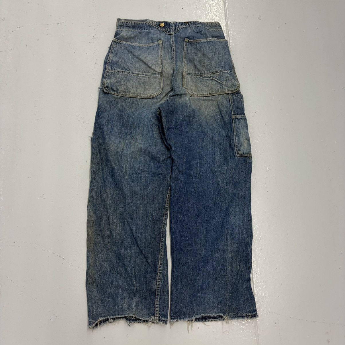 Other Vintage 50s Washington Dee Cee Sanforized Overalls 31x27 Size US 31 - 4 Thumbnail
