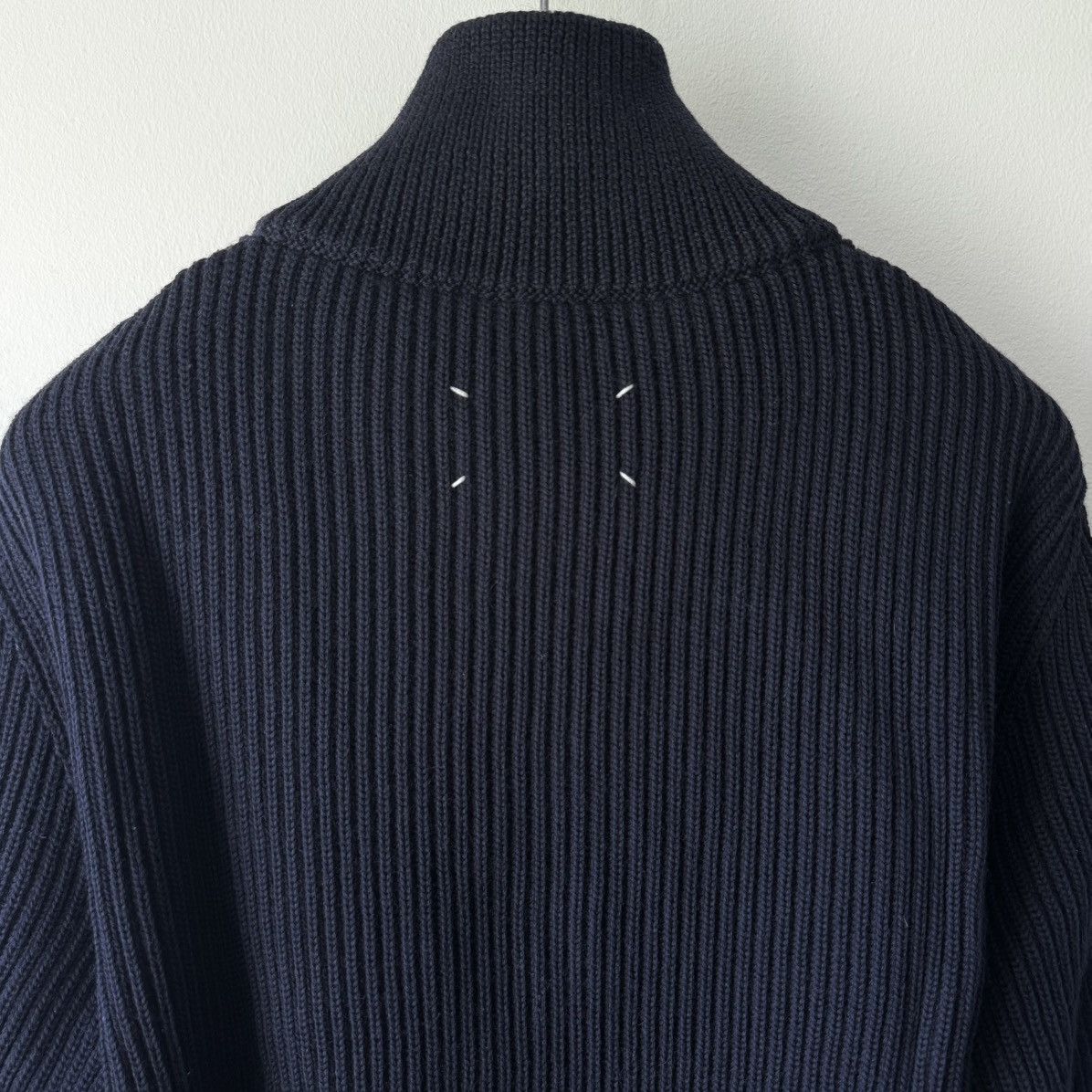 Maison Margiela AW2011 Martin Margiela Wool Zip-Up Drivers/Truckers Knit Size US XL / EU 56 / 4 - 5 Thumbnail