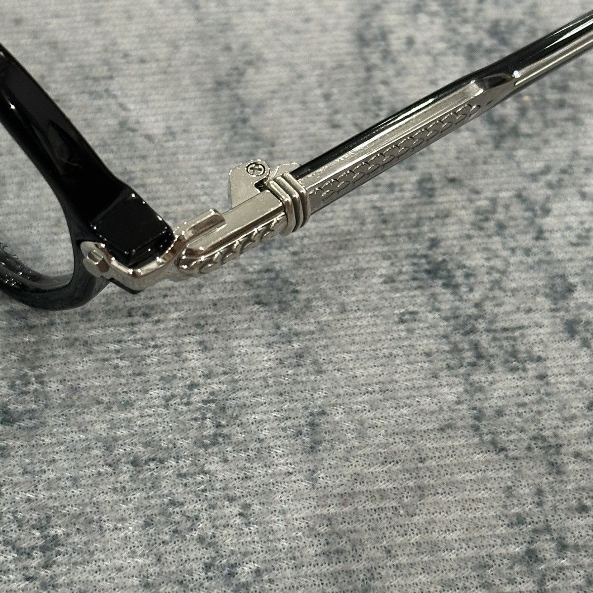 Chrome Hearts CHROME HEARTS CLITCO-A BLACK EYEGLASSES Size ONE SIZE - 5 Thumbnail