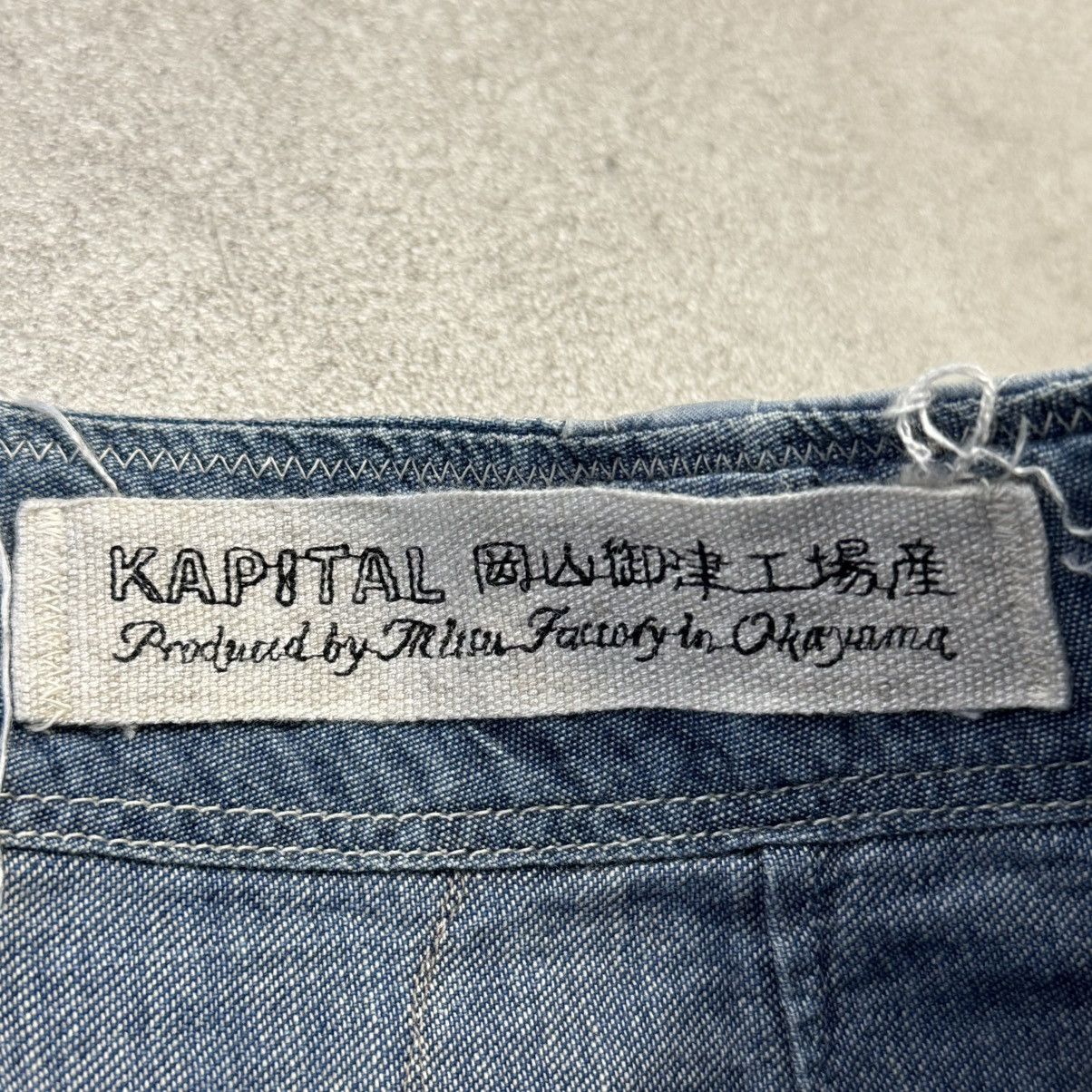 Kapital Kountry Kapital Kountry Boro Crazy Patch Denim Shorts Size US 34 / EU 50 - 5 Thumbnail