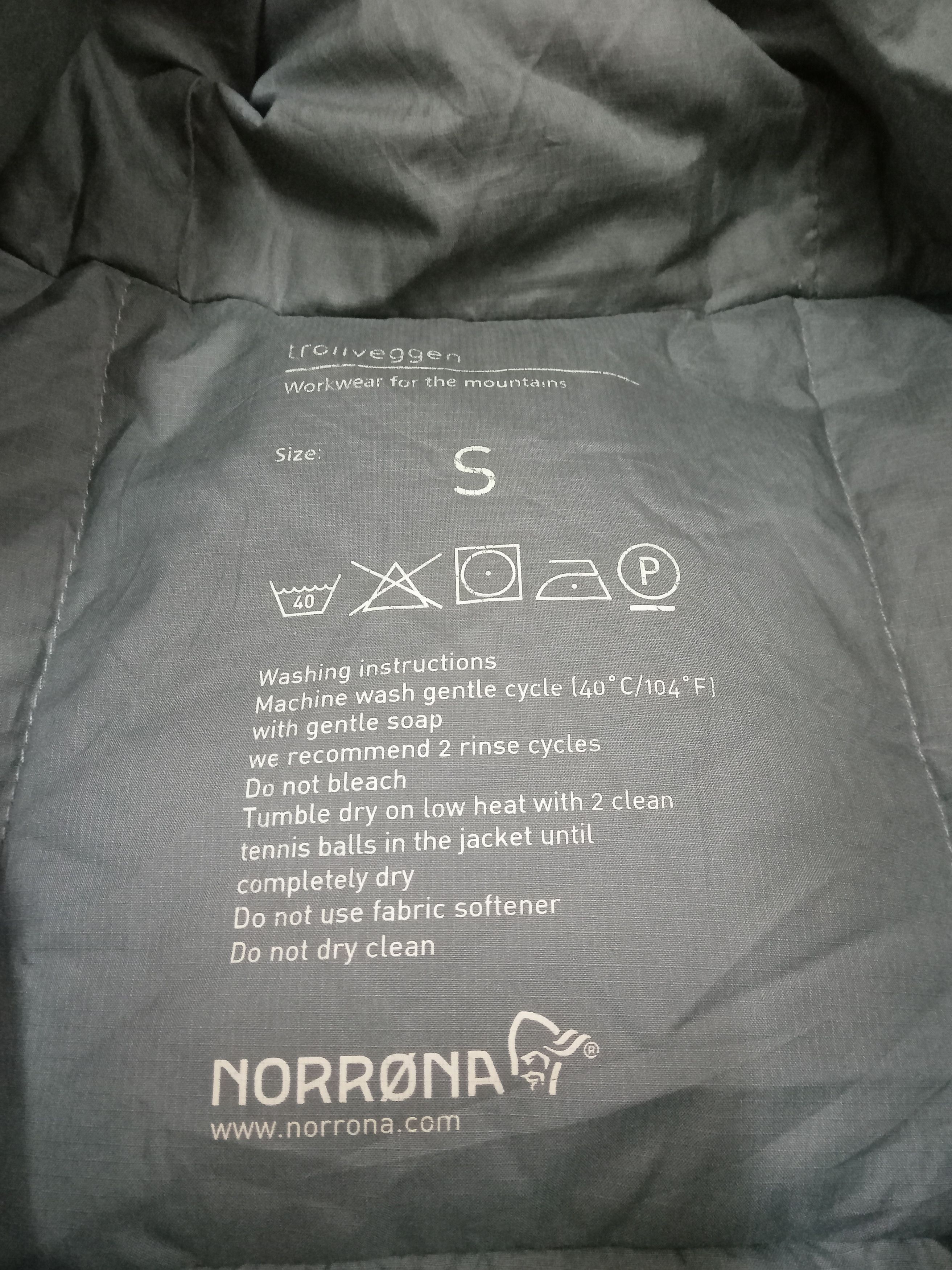 Norrona Trollveggen Norrona Puffer Down Jacket Size US S / EU 44-46 / 1 - 3 Thumbnail
