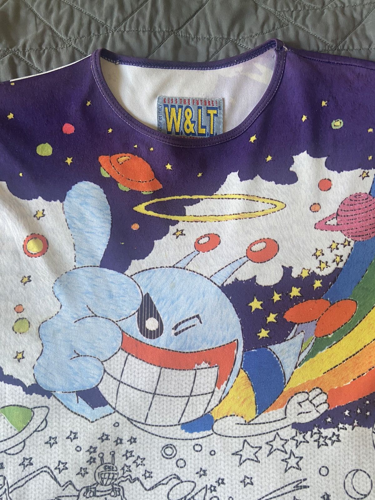 Walter Van Beirendonck 90’s W&LT PukPuk In Space Mesh Longsleeve Size US M / EU 48-50 / 2 - 3 Thumbnail