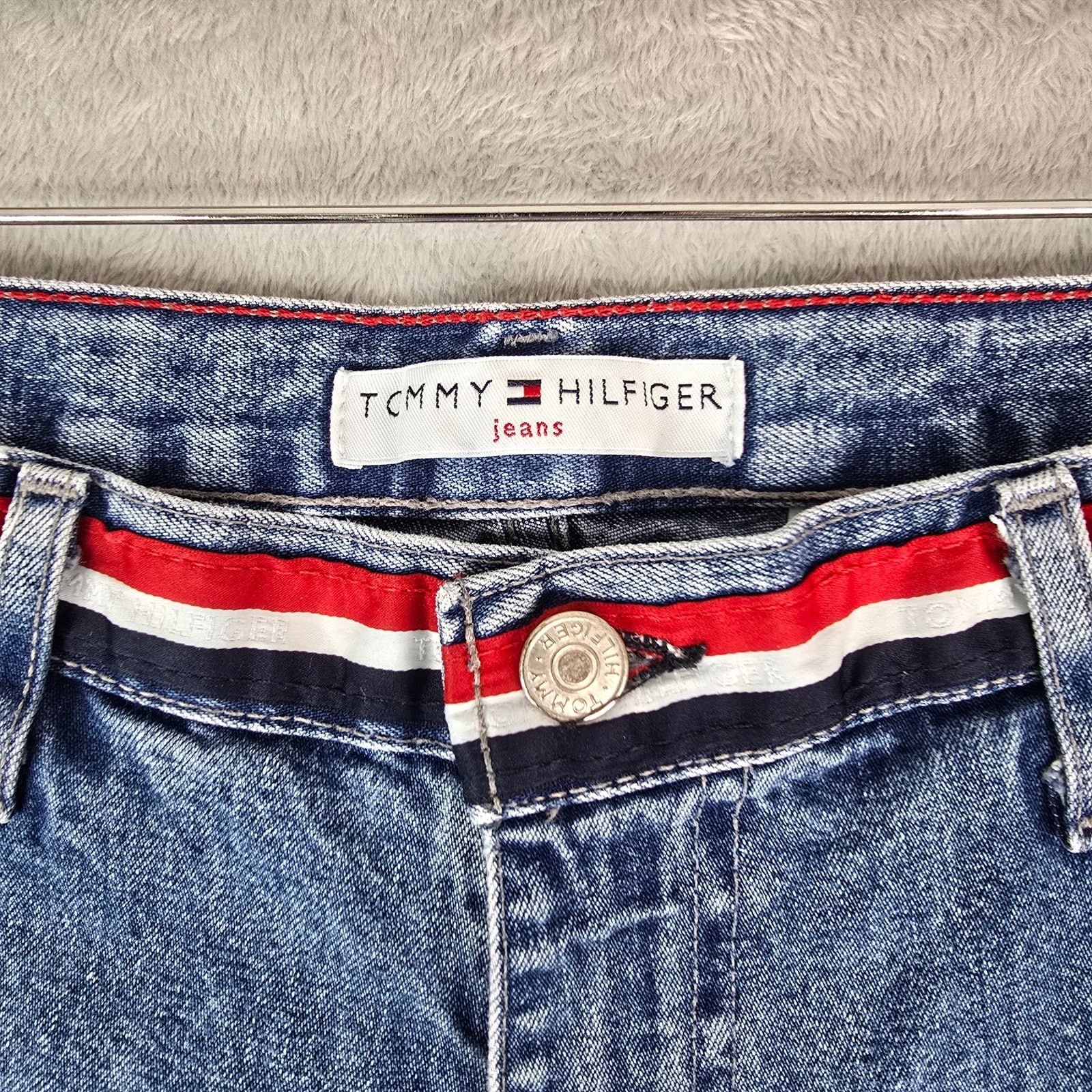 Tommy Hilfiger Vintage Tommy Hilfiger Carpenter Jeans Womens 12 32x30 Baggy Size 34" / US 12 / IT 48 - 4 Thumbnail