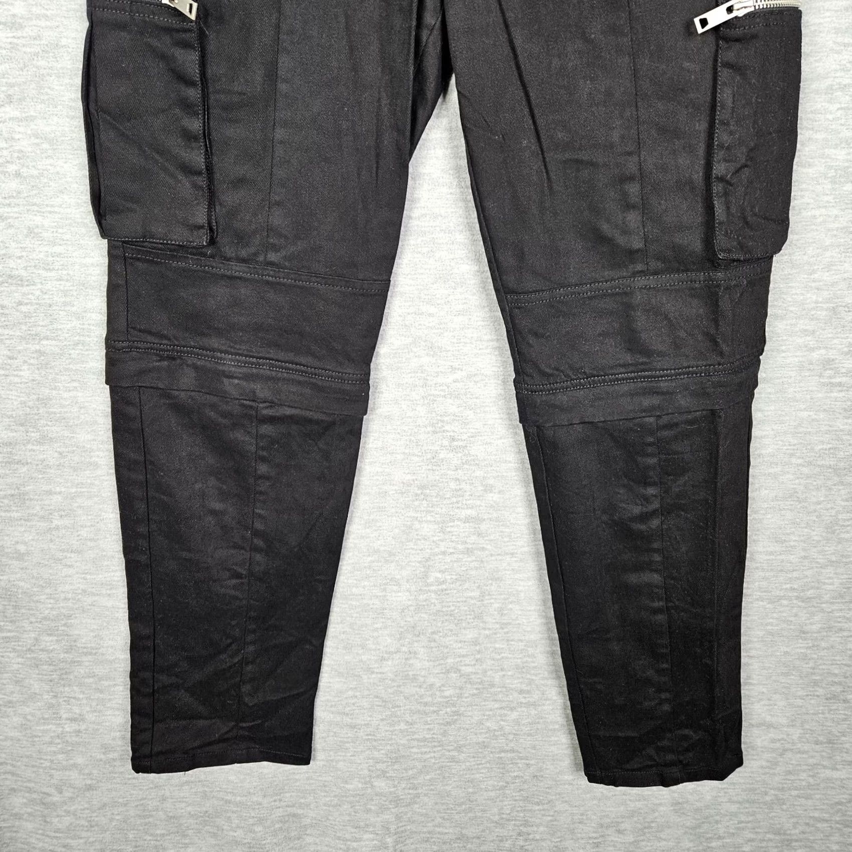 I.AM.GIA I.AM.GIA Women's Black Utility Cargo Pocket Zipper Pants Size S Size 28" / US 6 / IT 42 - 7 Thumbnail