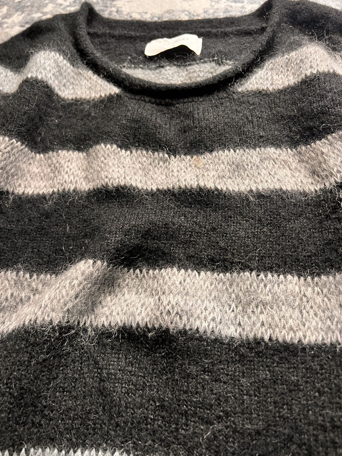 Devilock Devilock Made in Japan Stripe Mohair Sweater Size US XL / EU 56 / 4 - 6 Thumbnail