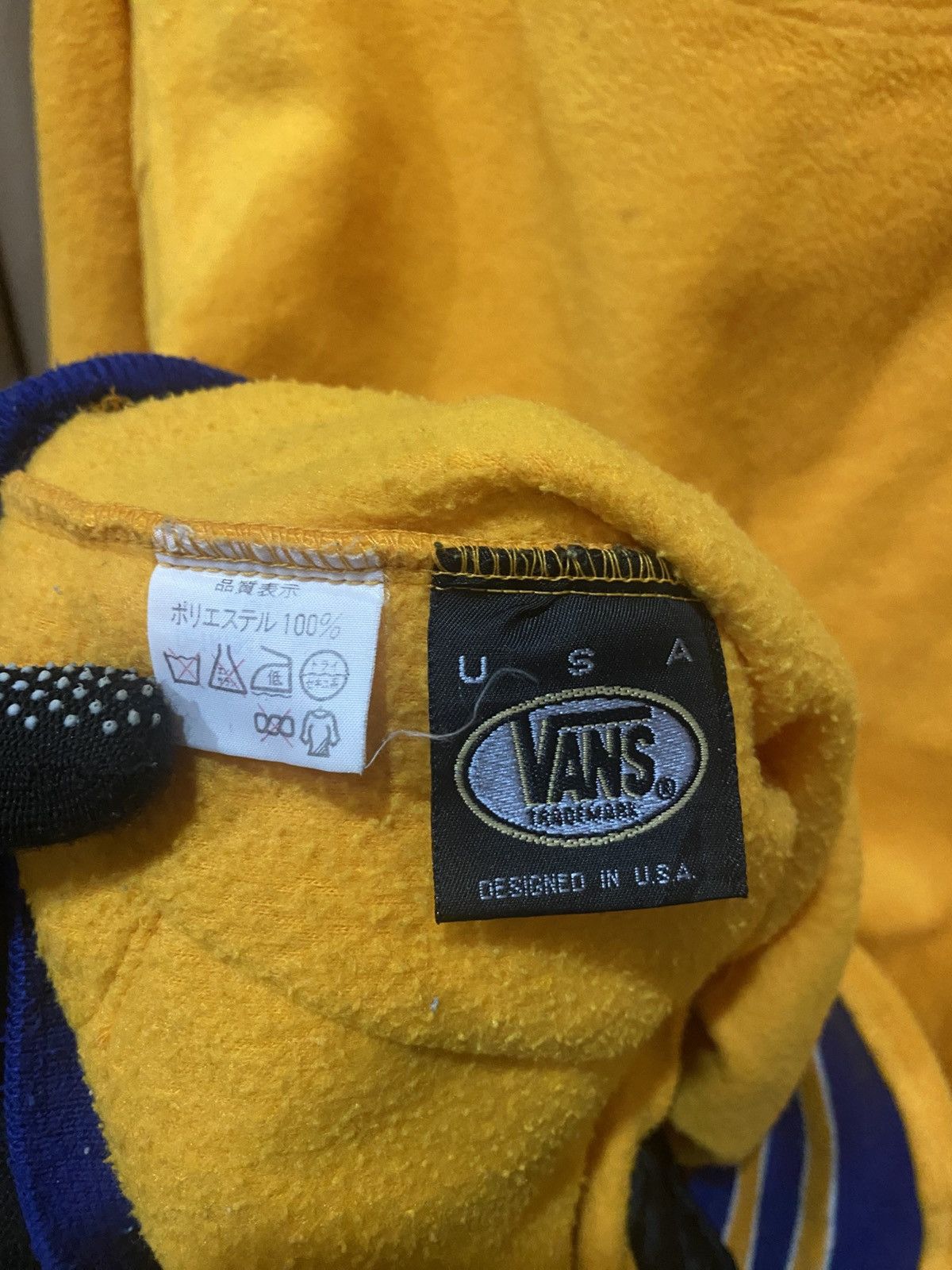 Vans Vans USA Vintage Fleece Pullover Jacket Retro Streetwear Size US M / EU 48-50 / 2 - 9 Thumbnail