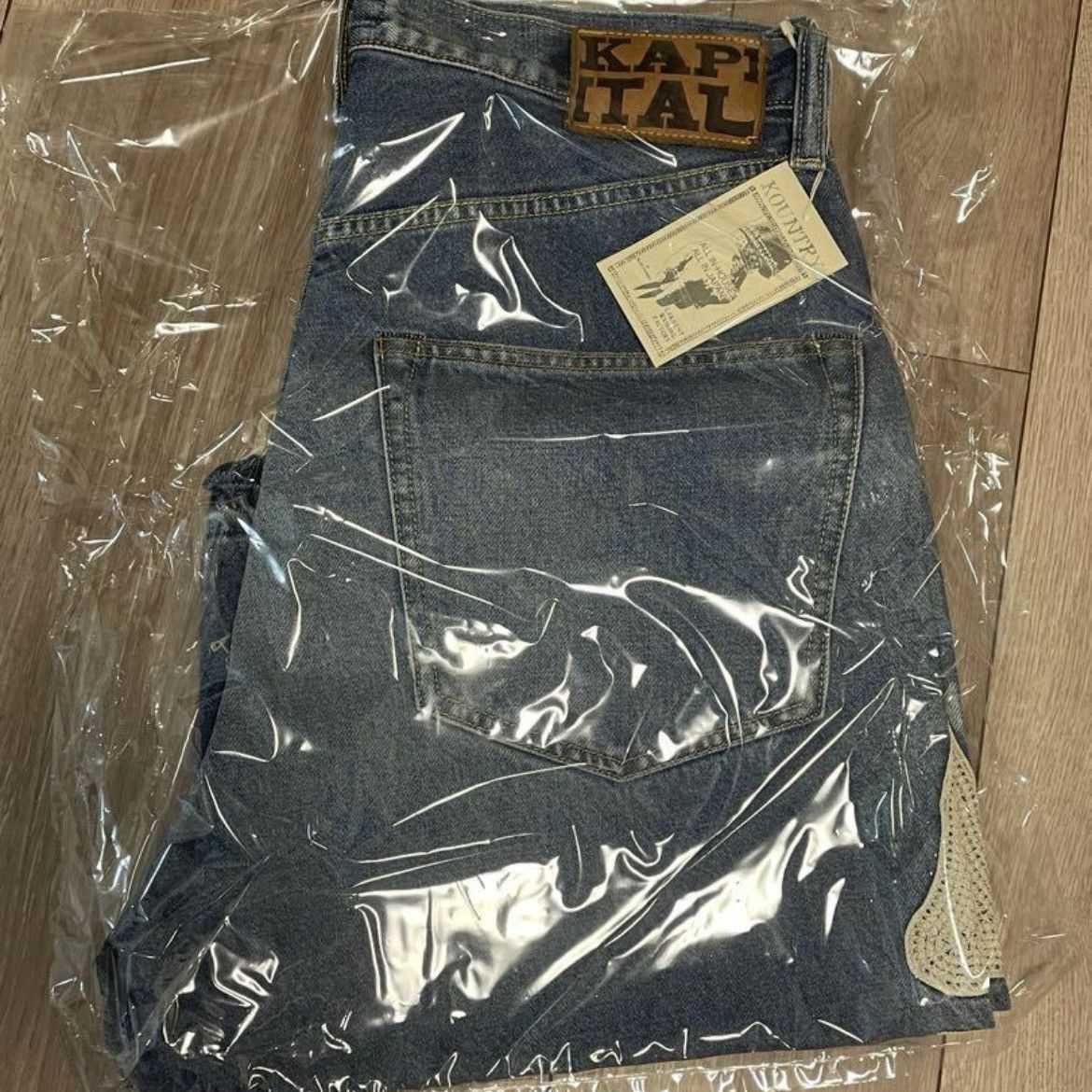 Kapital kapital 14oz Denim 5P Bone Shorts size34 Size US 34 / EU 50 - 2 Thumbnail