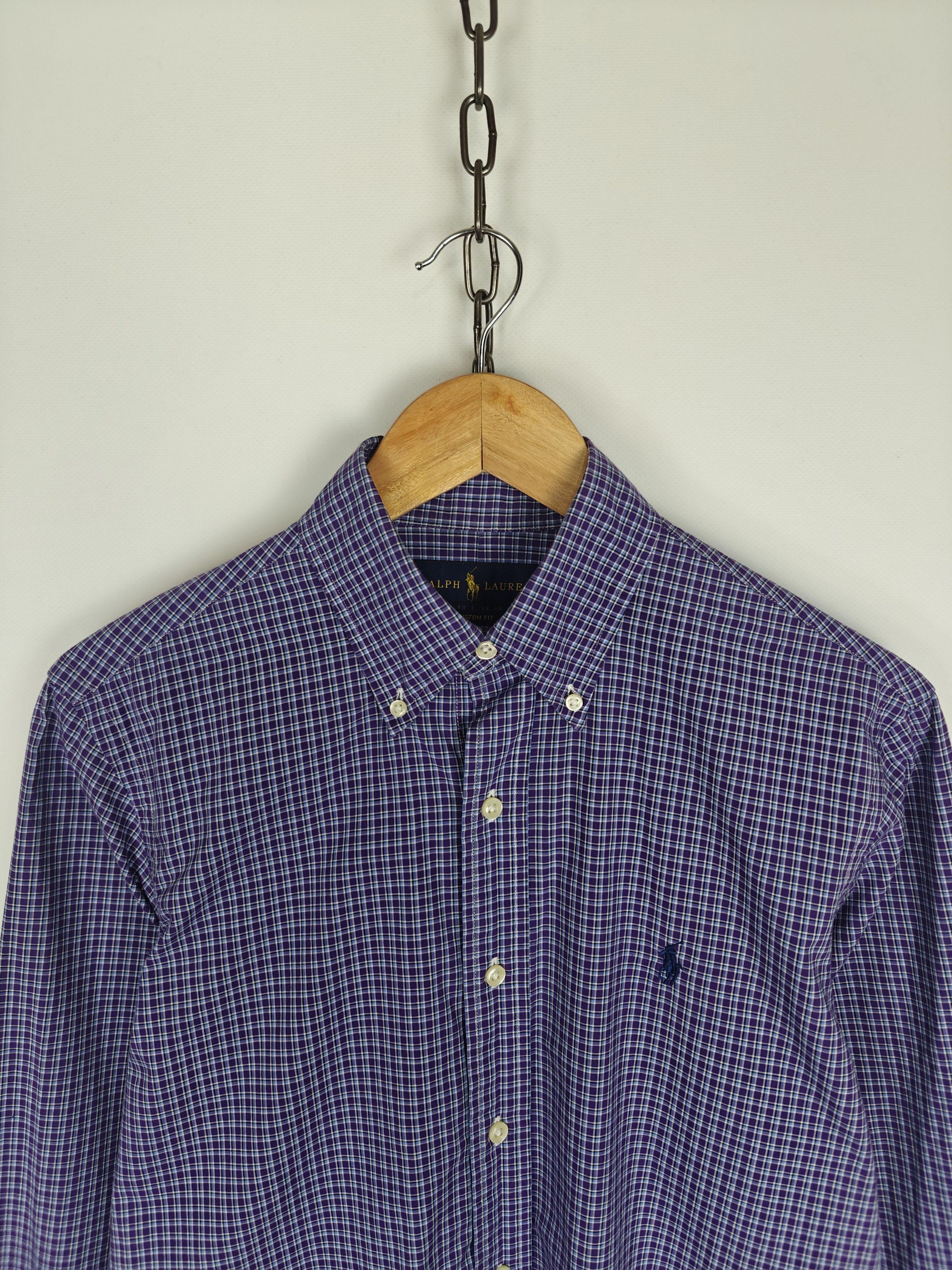 Polo Ralph Lauren Polo Ralph Lauren Shirt Collared Custom Fit Check size S Size US S / EU 44-46 / 1 - 2 Thumbnail