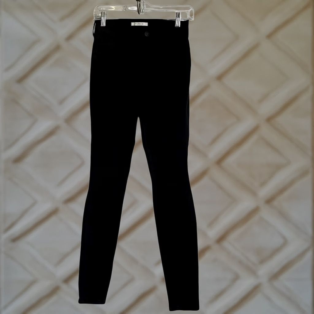 Pacsun Pacsun Mid Rise Jegging Black Distressed Ripped Skinny Jeans Size 26L (26x30) Size 26" / US 2 / IT 38 - 1 Thumbnail