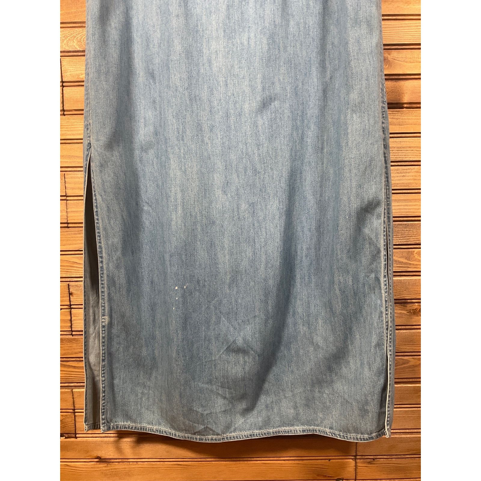 Other Limited Jeans Light Denim Pearl Snap Dress Medium Vintage Size M / US 6-8 / IT 42-44 - 5 Thumbnail