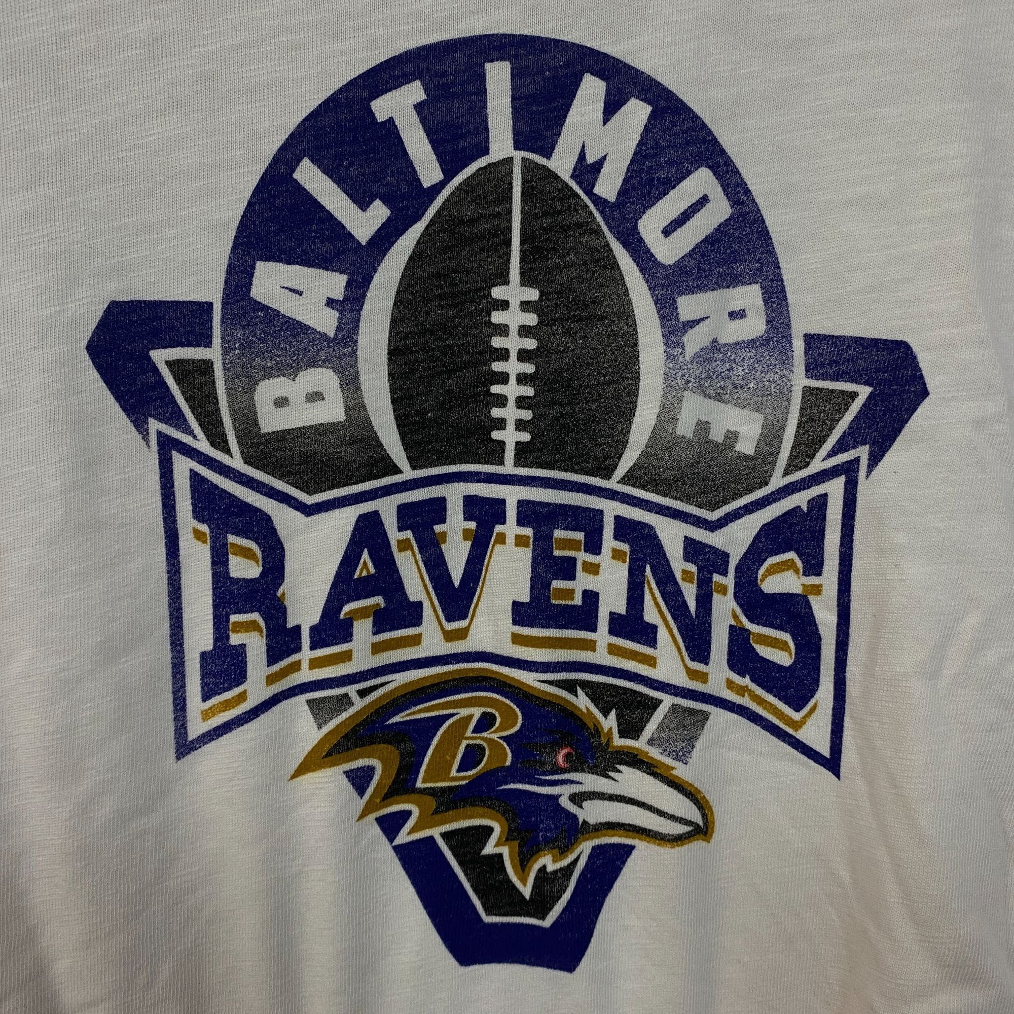Junk Food Junk Food Clothing Baltimore Ravens Women's Mock Neck Crop T Size XXL / US 16-18 / IT 52-54 - 2 Thumbnail