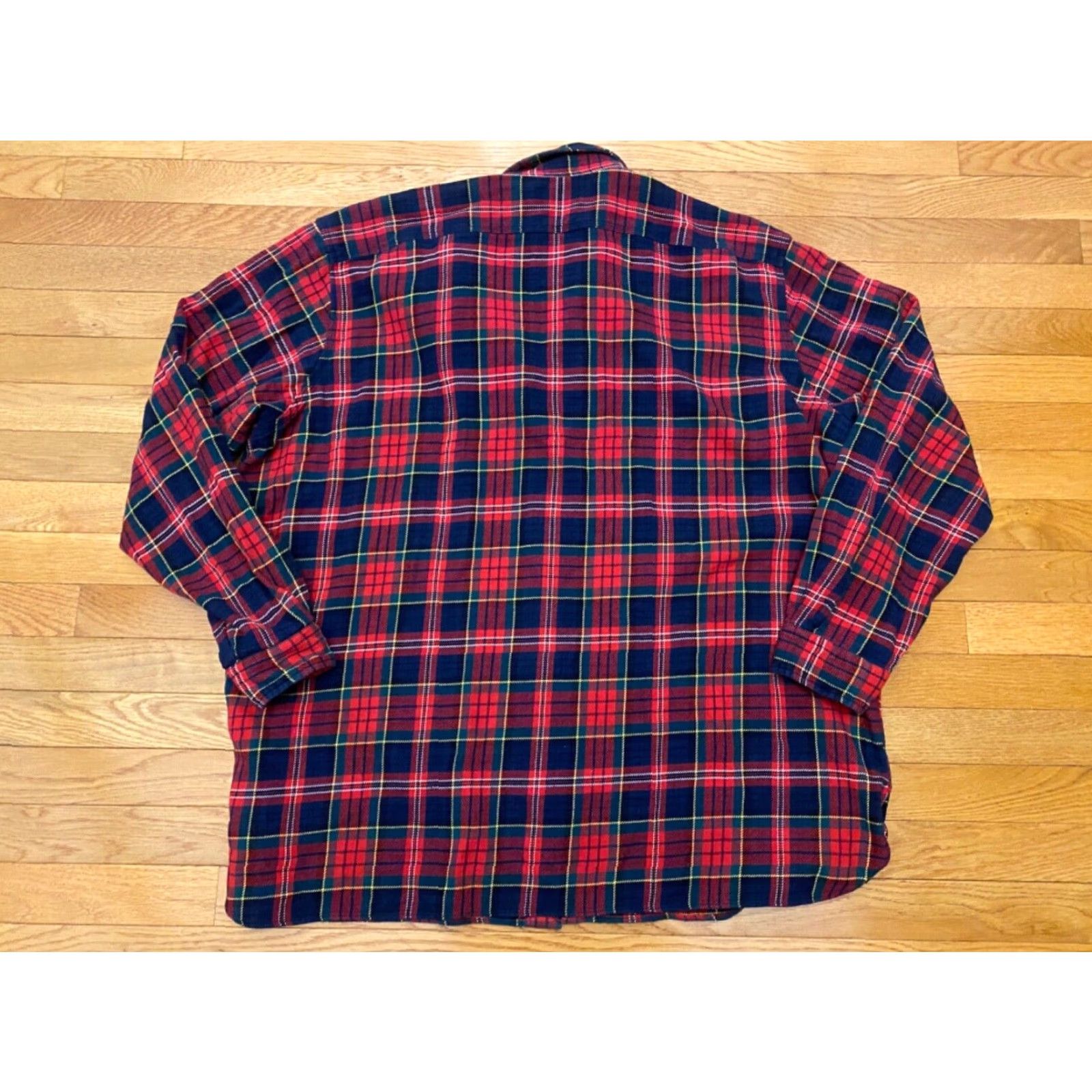 Polo Ralph Lauren Polo Ralph Lauren Shirt Men 2XB Big & Tall Plaid Flannel Red Cotton Button-Up Vintage No (adjusted to maintain rules) Size US XXL / EU 58 / 5 - 2 Thumbnail