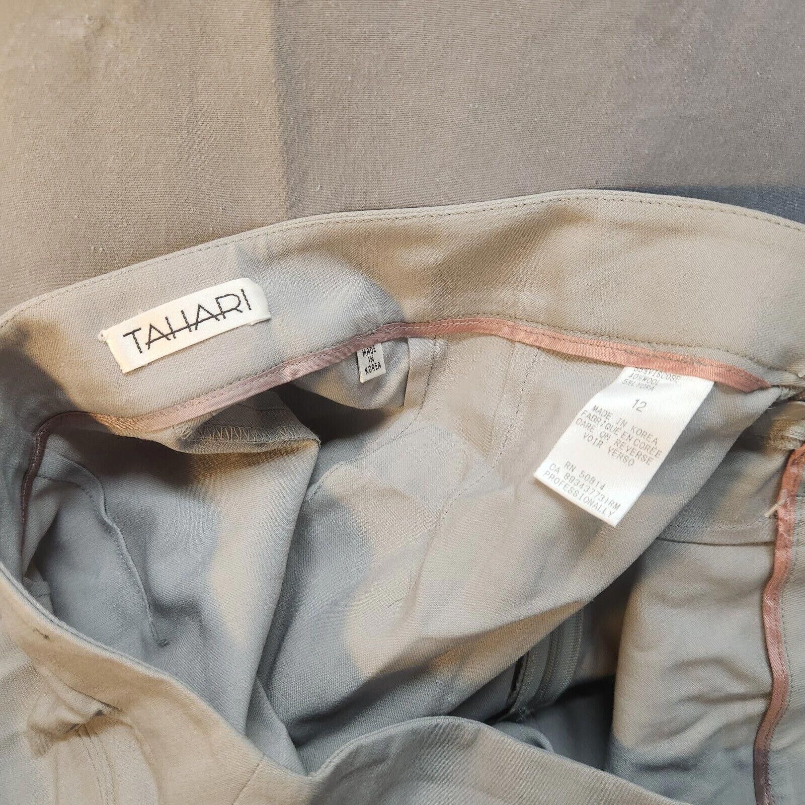 Elie Tahari Vintage Tahari Skirt Grey Size 12 NWT Size 34" / US 12 / IT 48 - 7 Thumbnail