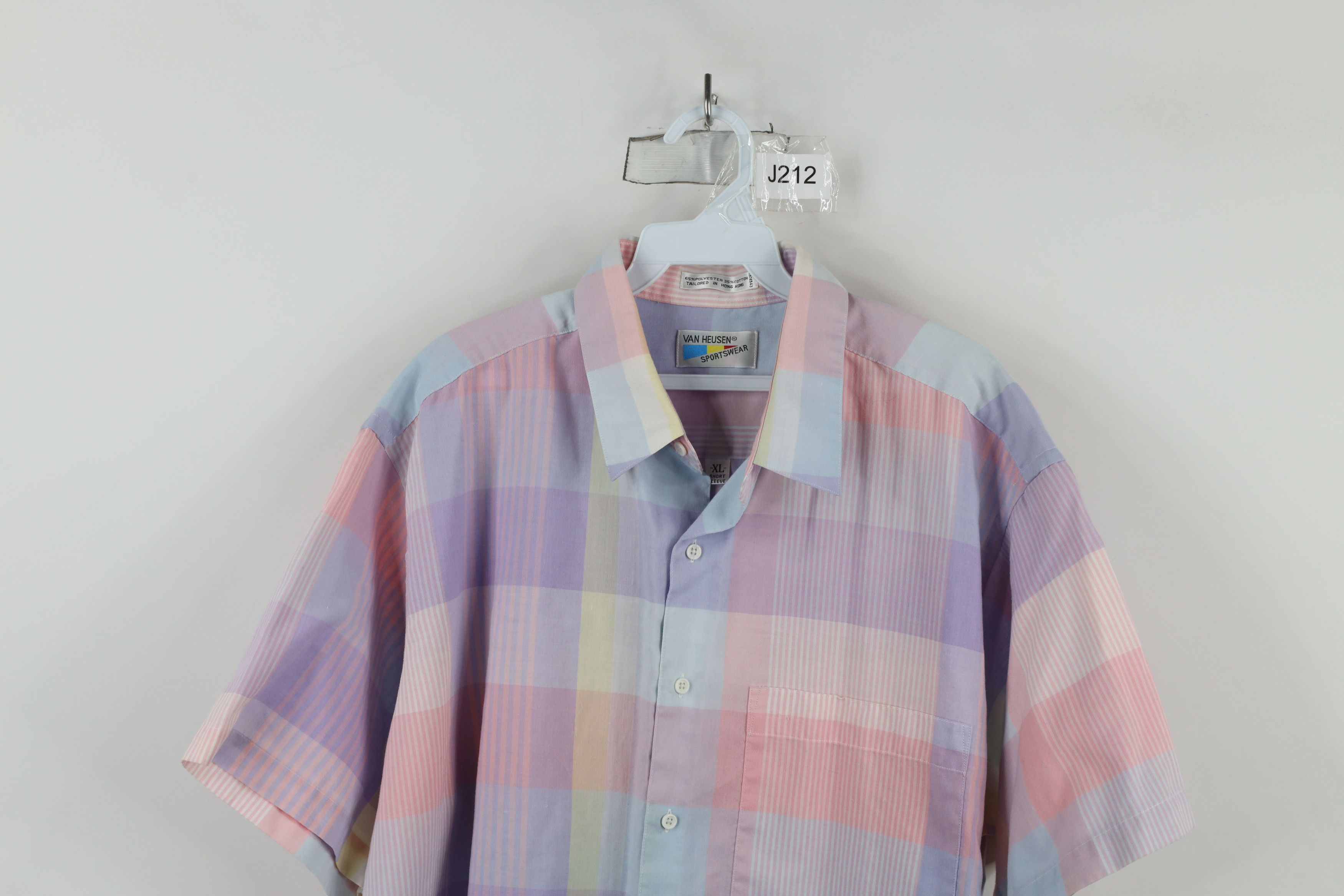 Vintage Vintage 90s Streetwear Pastel Short Sleeve Button Shirt Size US XL / EU 56 / 4 - 2 Thumbnail