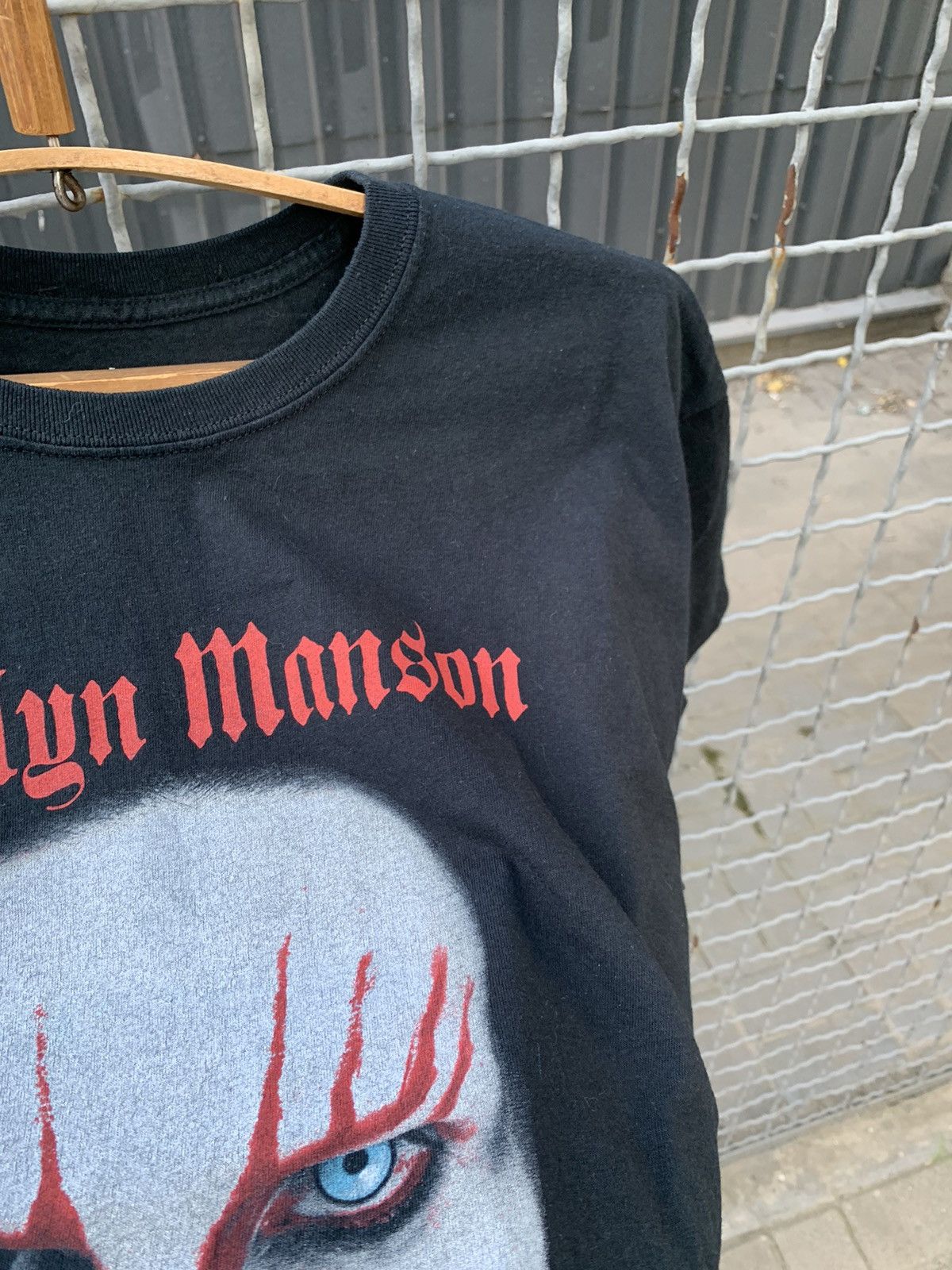 Band Tees × Vintage Vintage Marilyn Manson Faces Horror Tee Y2K vamp Dead Size US L / EU 52-54 / 3 - 5 Thumbnail