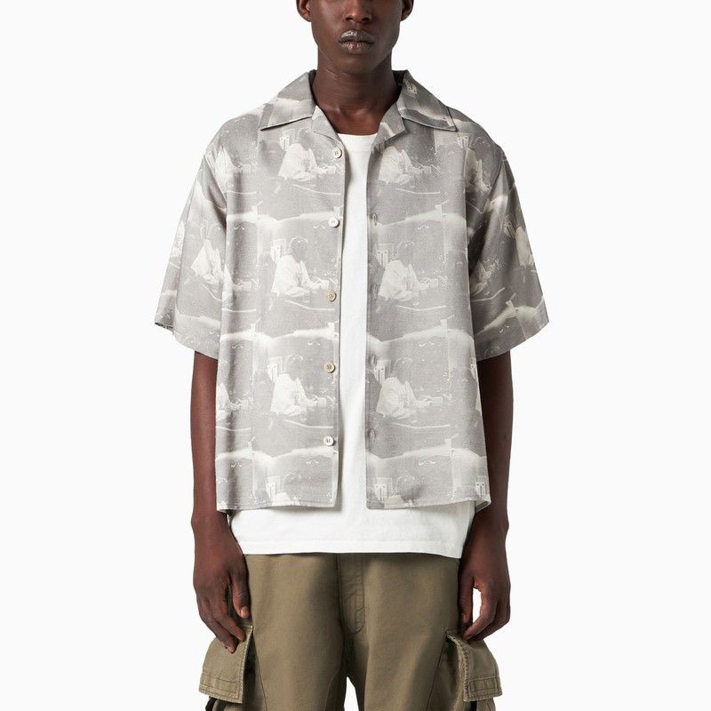 image of 1989 Studio Printed Short Sleeve Shirt, Men's (Size Medium)