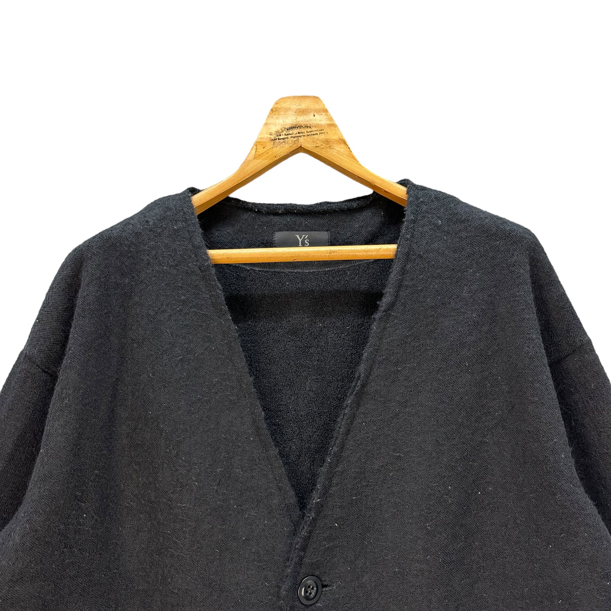 Y's Y's Wool Oversized Vneck Cardigan Jacket #9023-49 Size US M / EU 48-50 / 2 - 2 Thumbnail