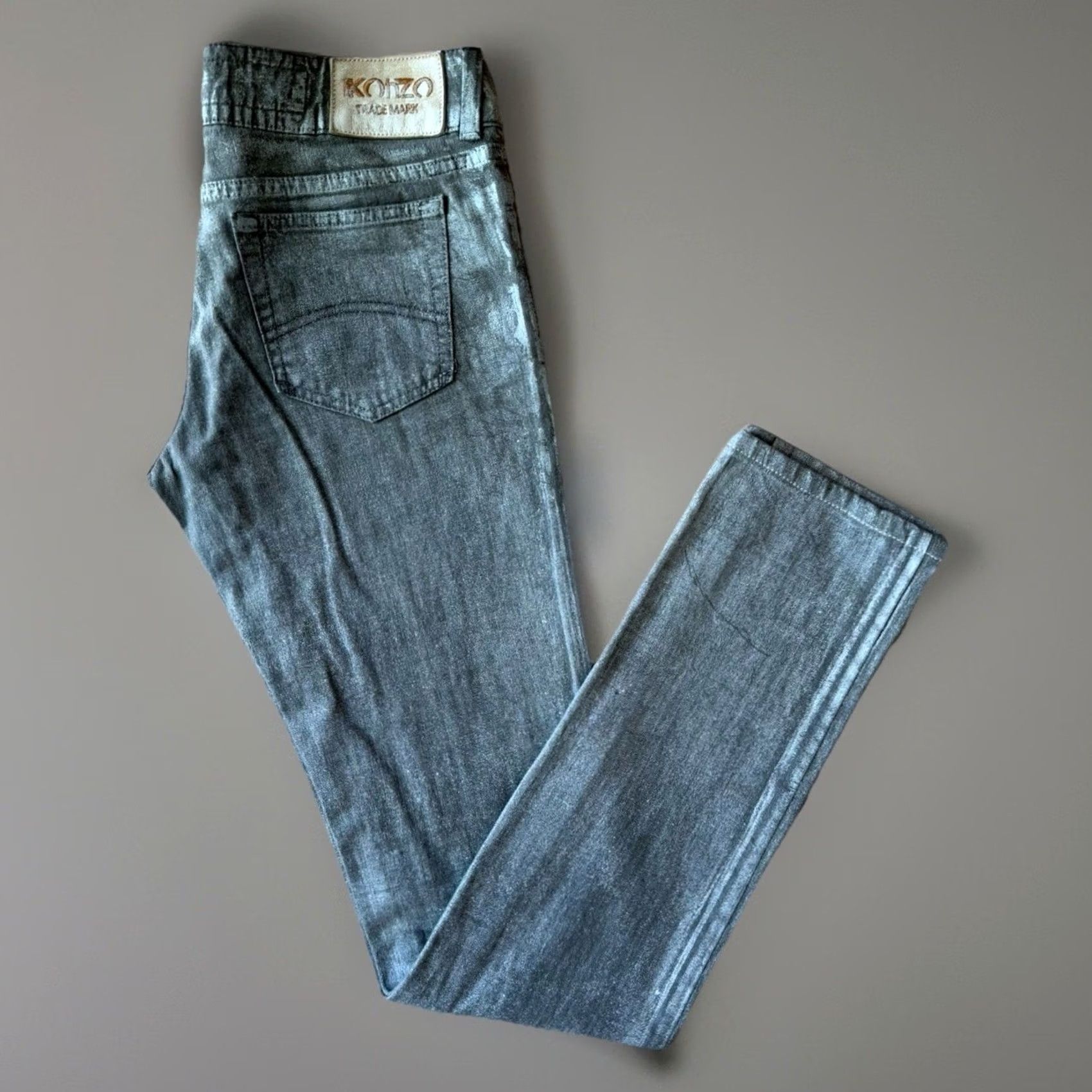 Denime KohZo Series 004 Jeans 28 Gray Slim Striaght Denim Streetwear Made in Japan Men Size US 28 / EU 44 - 2 Thumbnail