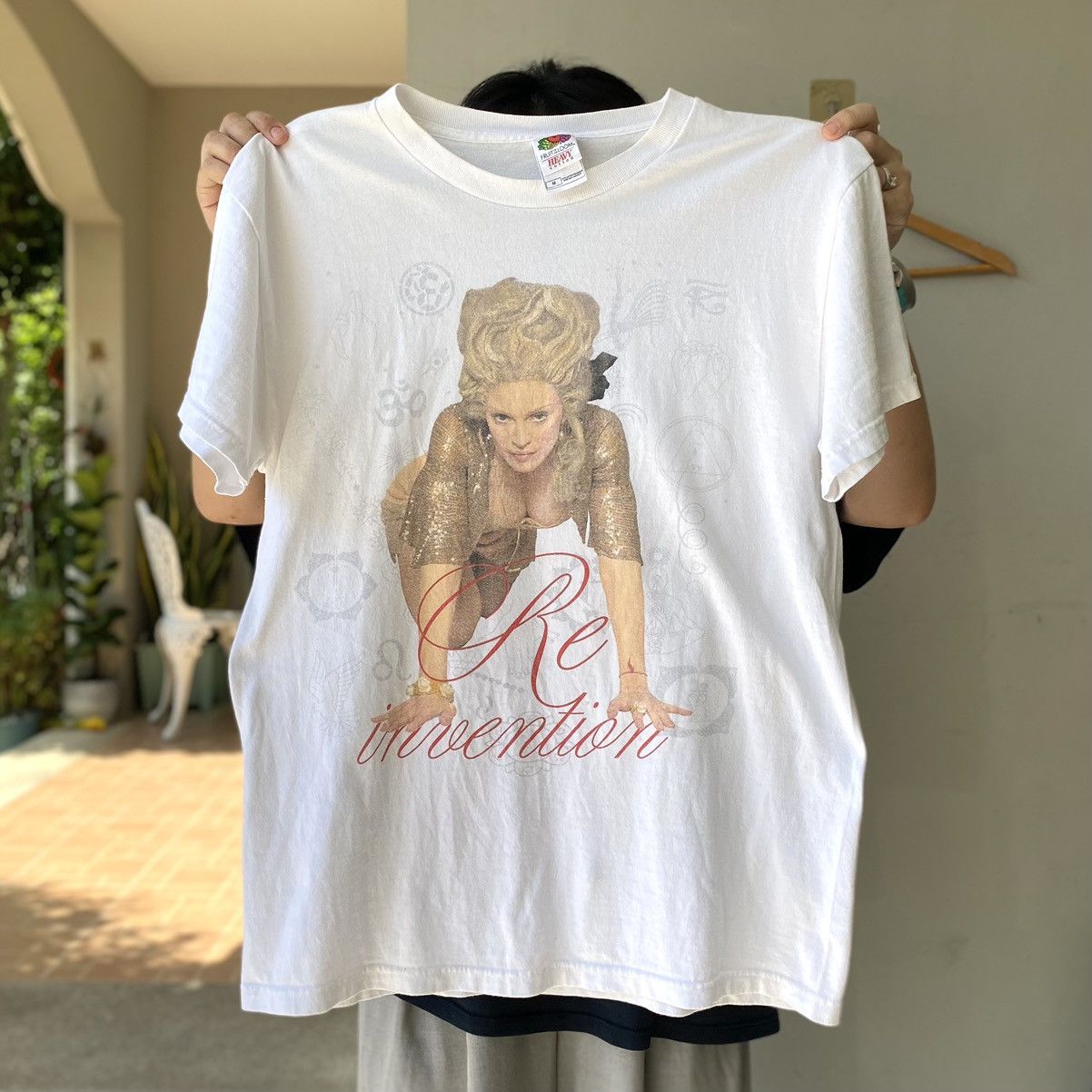 Band Tees × Tee Shirt × Vintage Vintage Y2K Madonna Re Invention 