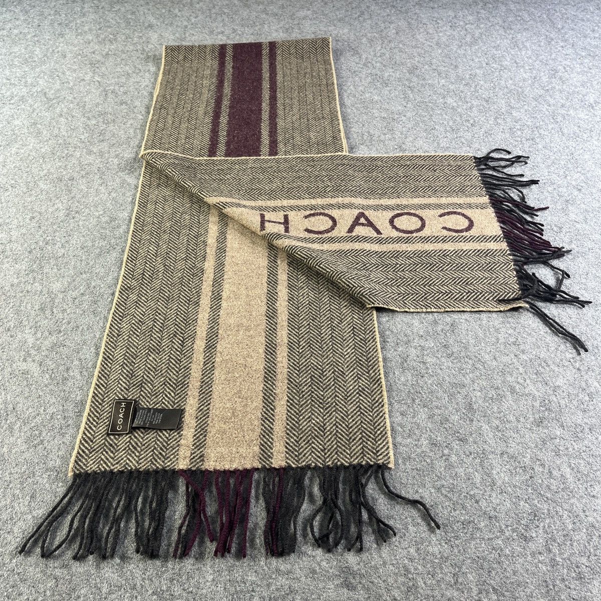 Coach × Vintage Coach Scarf / Muffler / Neckwear T832 Size ONE SIZE - 3 Thumbnail