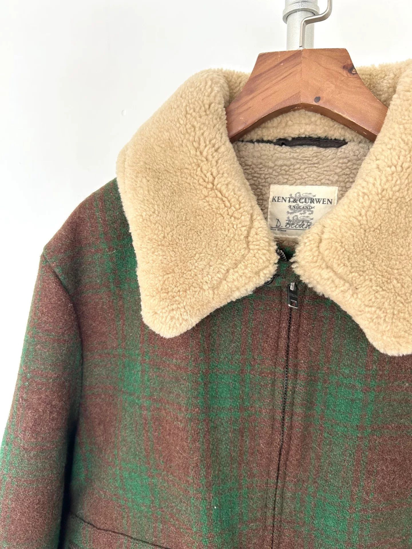 Kent & Curwen Kent Curwen Wool Plaid Coat Size US M / EU 48-50 / 2 - 2 Thumbnail