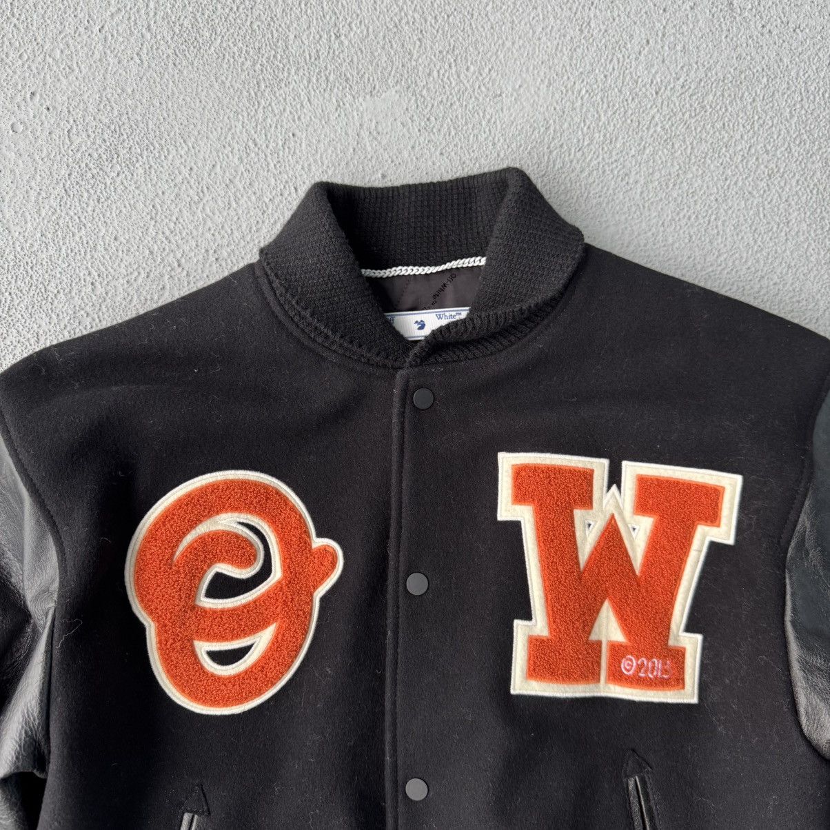 Off-White Off-White Black Varsity with Panels Size US XL / EU 56 / 4 - 5 Thumbnail