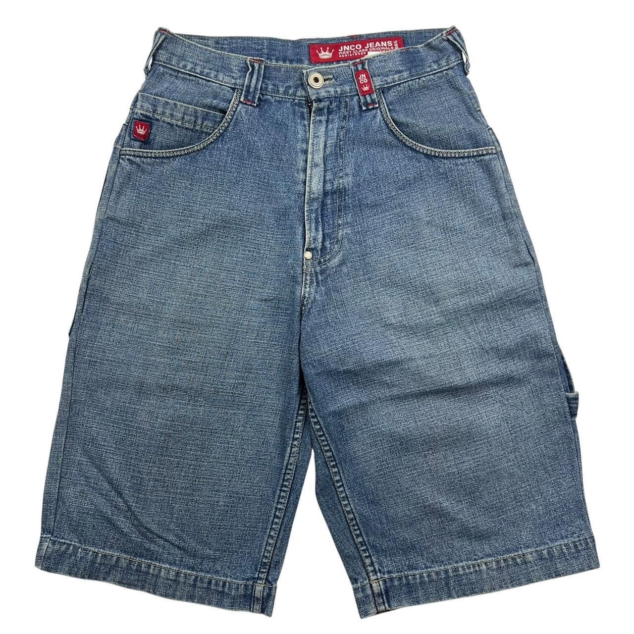JNCO Vintage Jnco Skull Carpenter Denim Shorts / Jorts - Waist 29 Size US 29 - 2 Thumbnail