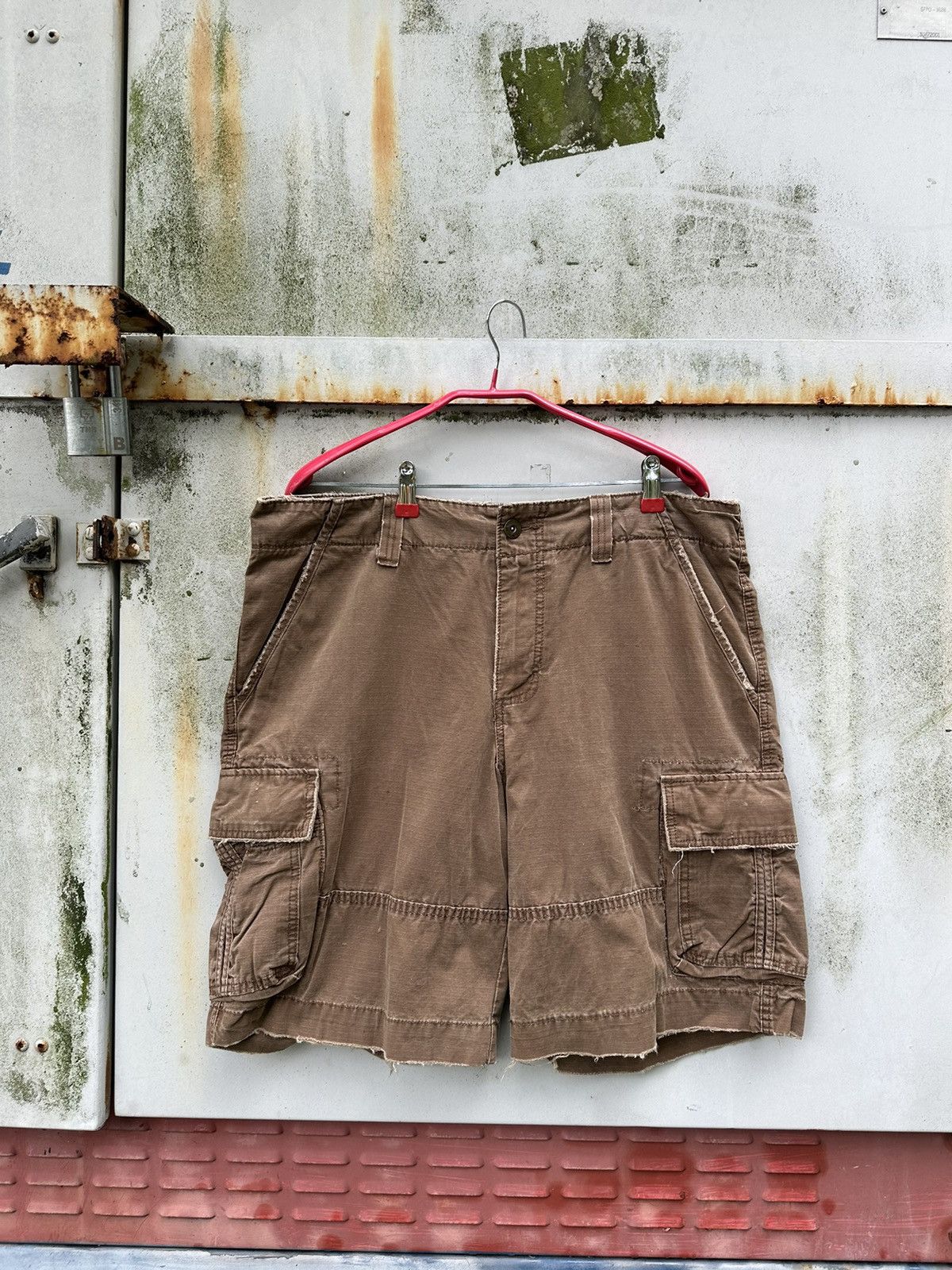 Vintage 👹Vintage THRASHED Mossimo Brown Shorts Size US 36 / EU 52 - 3 Thumbnail