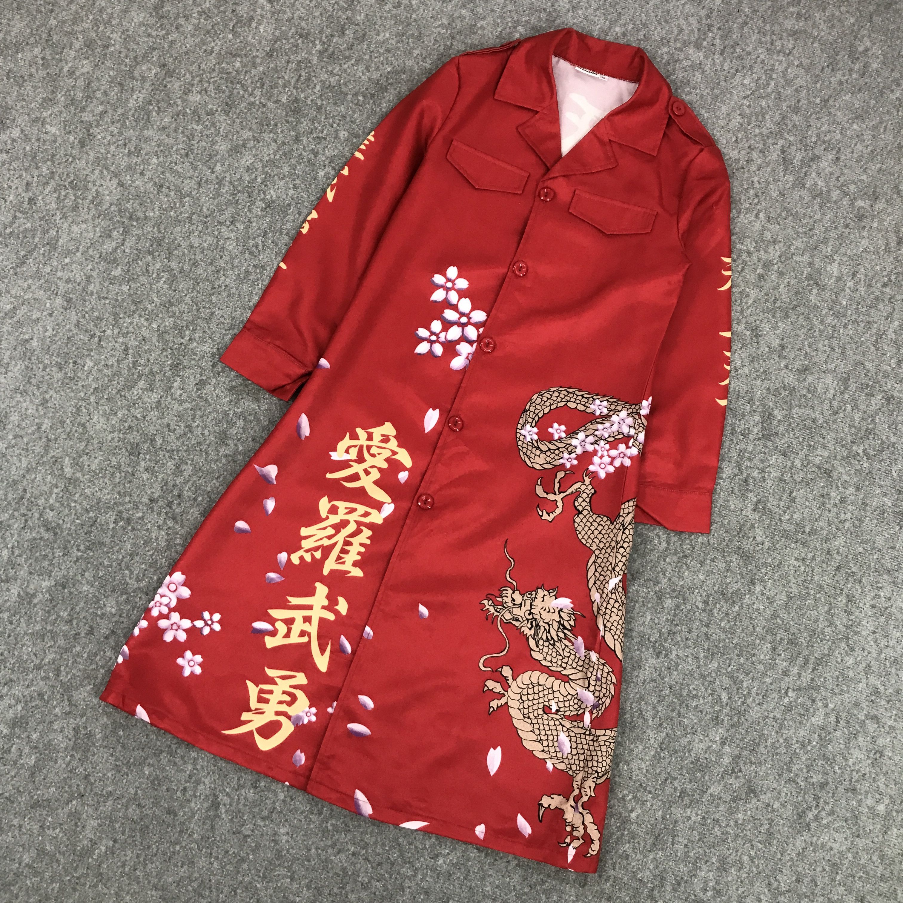 Japanese Brand JAPAN FASHION STYLE DRAGON HOLOUN BUTTON JACKET Size US XS / EU 42 / 0 - 5 Thumbnail