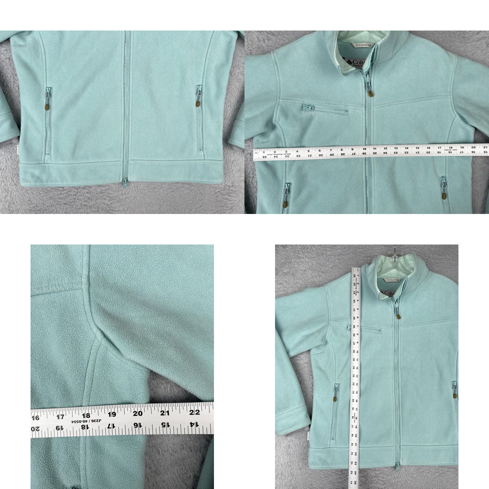 Vintage Columbia Titanium Fleece Jacket Womens Large Blue Interchange Full Zip Liner Size L / US 10 / IT 46 - 8 Thumbnail