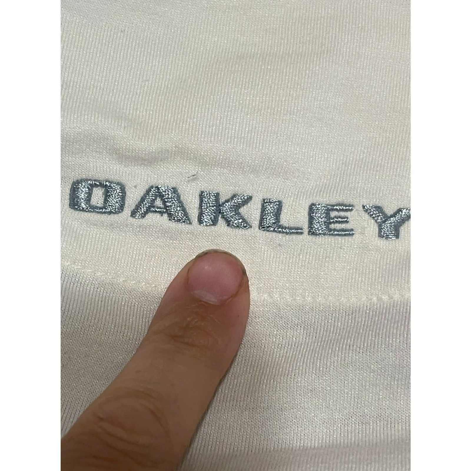 Oakley Oakley Shirt Women's XL White Polo Logo Short Sleeve Tailored Fit Womens Size XL / US 12-14 / IT 48-50 - 4 Thumbnail