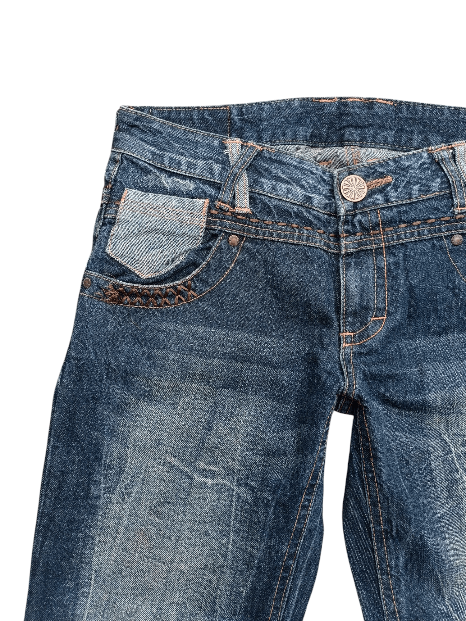 Hysteric Glamour × Japanese Brand × Tornado Mart Flare Japanese Brand Native Embroidery Low Rise Boot Cut Size US 32 / EU 48 - 18 Thumbnail