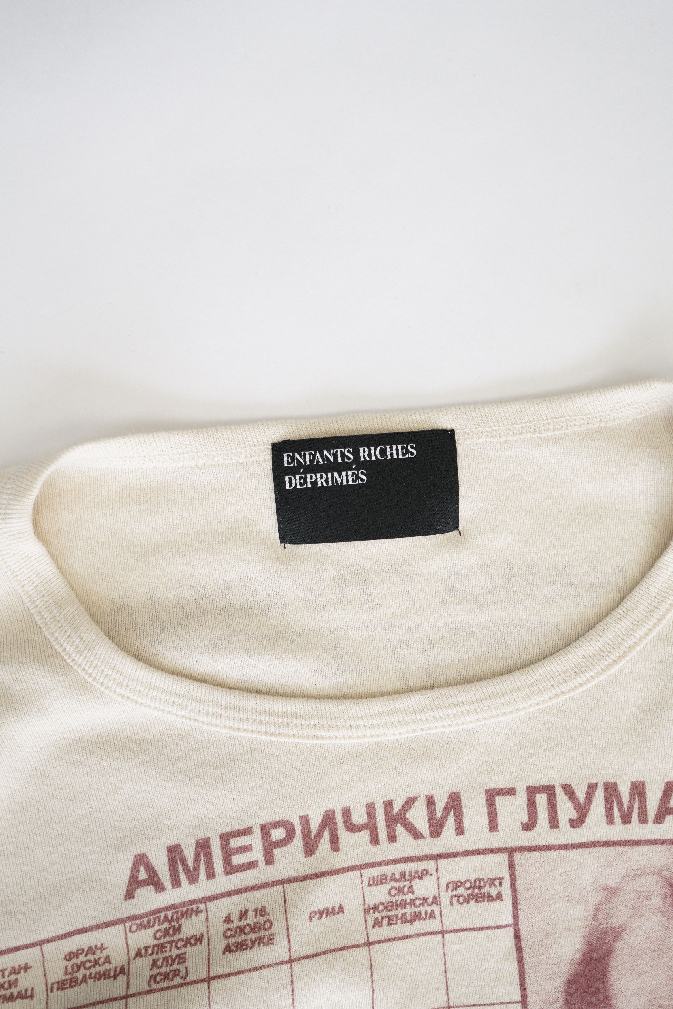 Enfants Riches Deprimes ERD Jack Serbian Fanatsy Long Sleeve Tee Size US L / EU 52-54 / 3 - 5 Thumbnail