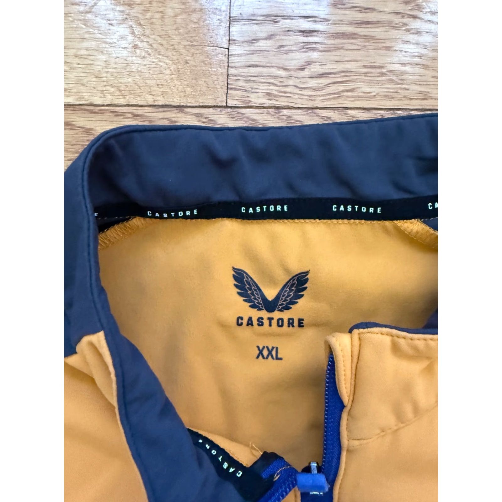 Castore Castore Arrow McLaren IndycAR Team Down Jacket Men’s XXL 1/4 Zip Puffer Jacket Multicolor Polyester Casual Racing Winter Fall Spring Size US XXL / EU 58 / 5 - 5 Thumbnail