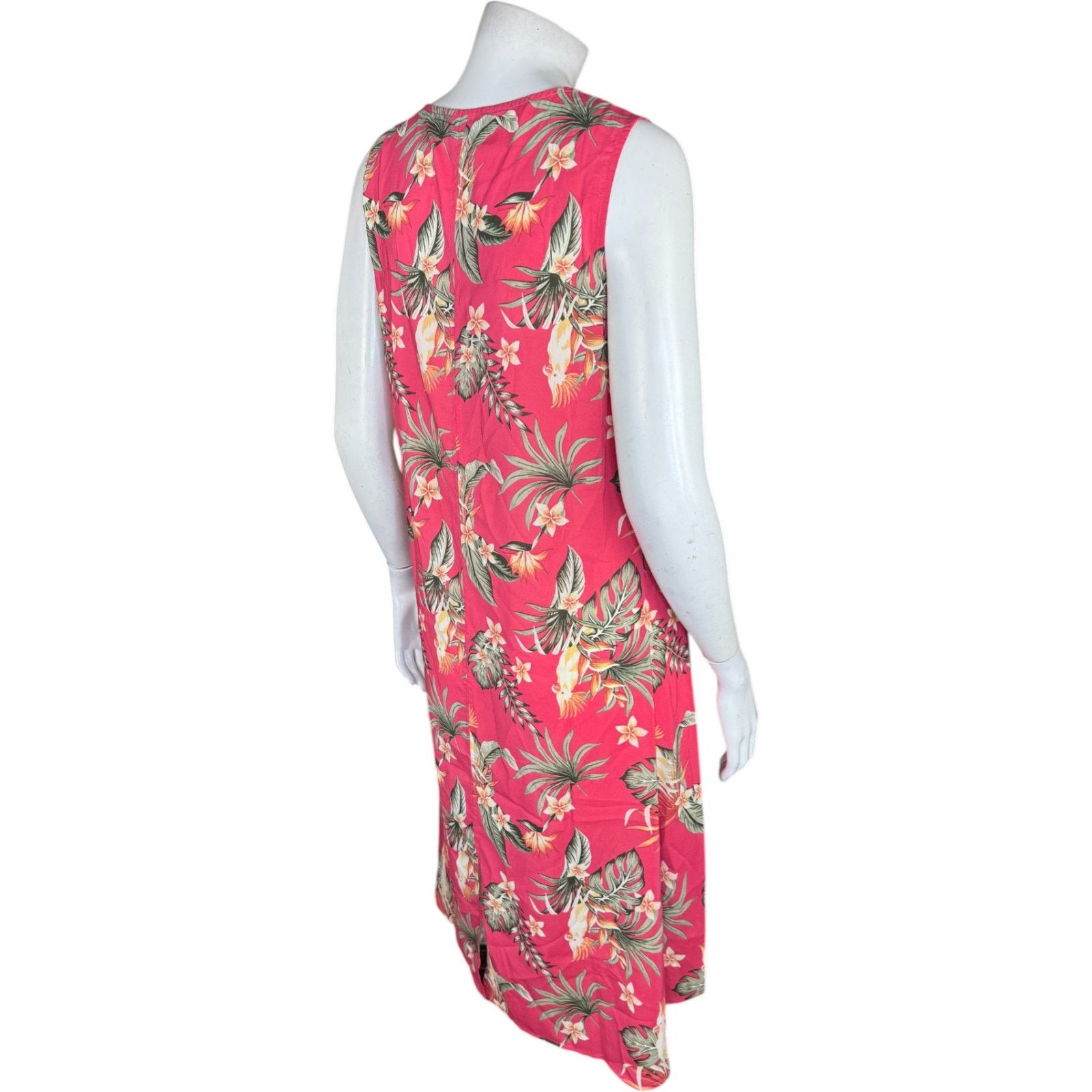 Other G by Giuliana Pink Parrot Hi-Low Tank Dress XSP Tropical Size XS / US 0-2 / IT 36-38 - 9 Thumbnail