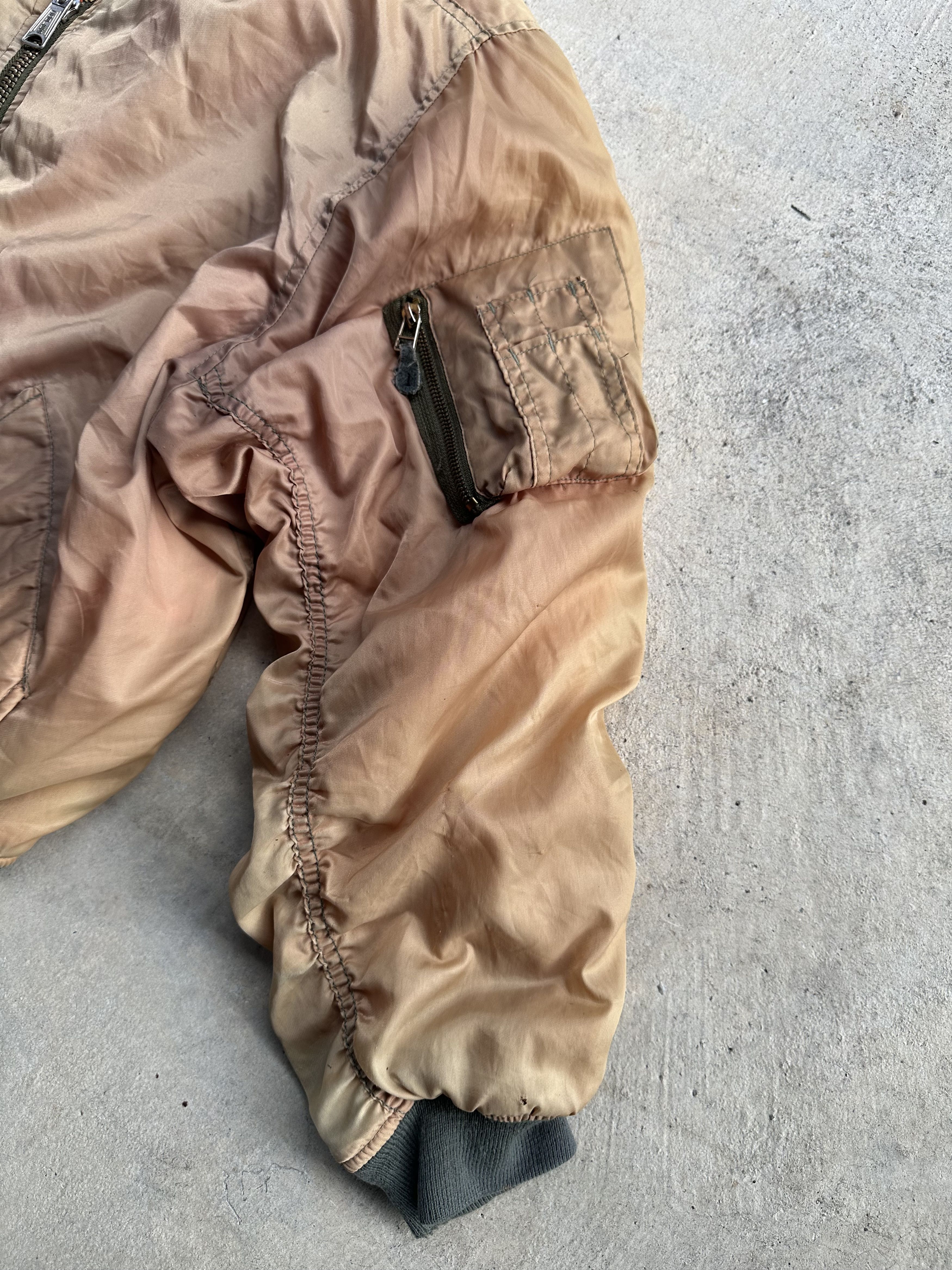 Vintage Vintage 90s MA-1 Reversible Distressed Bomber Flyer’s Jacket Size US M / EU 48-50 / 2 - 6 Thumbnail