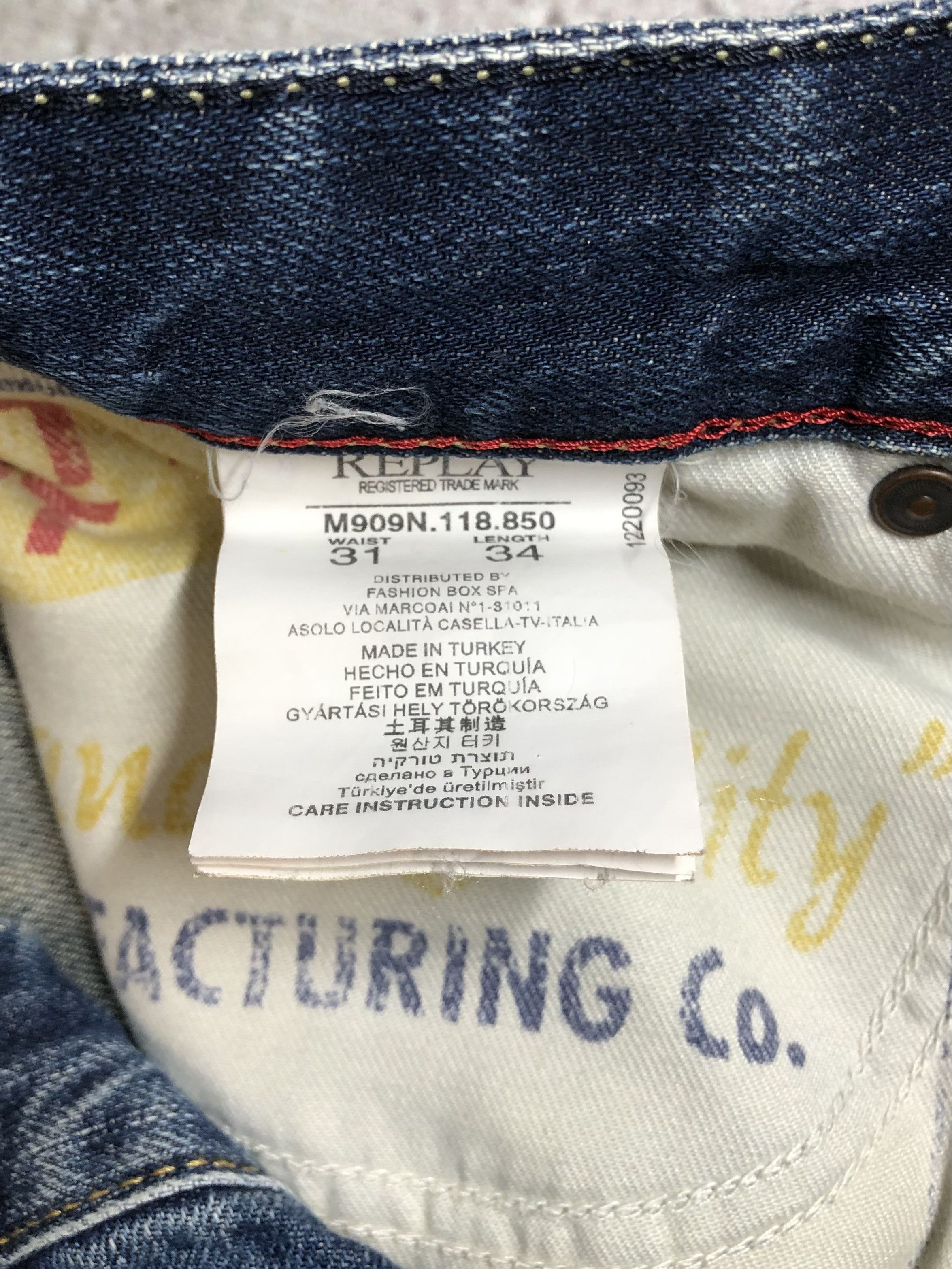 Replay Replay Vintage Jeans Size US 31 - 6 Thumbnail