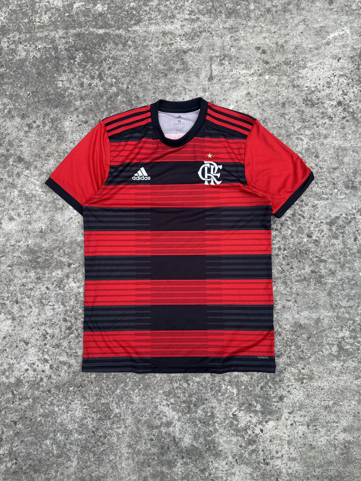 Adidas Vintage Adidas Flamengo Soccer Jersey Blokecore Style M 2018 Size US M / EU 48-50 / 2 - 1 Thumbnail