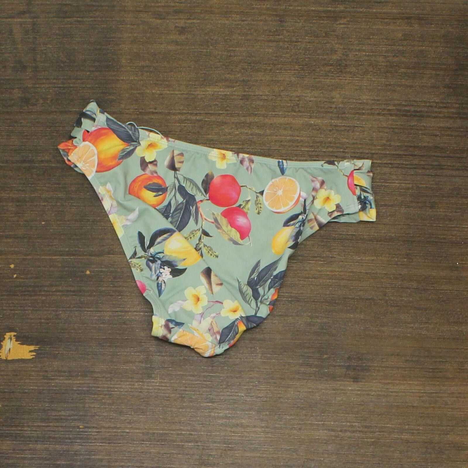 Designer NWT Kona Sol Hipster Bikini Bottom 83472110 M Sage Green Size ONE SIZE - 2 Thumbnail
