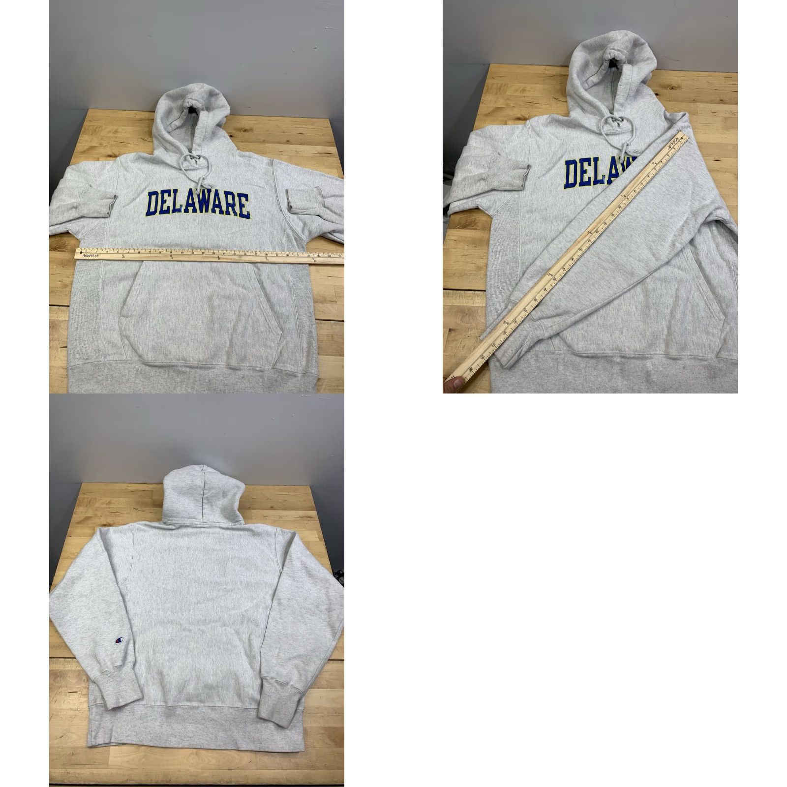 Champion VINTAGE CHampion Reverse Weave Hoodie Mens M Gray Pullover Y2K Size US M / EU 48-50 / 2 - 8 Thumbnail
