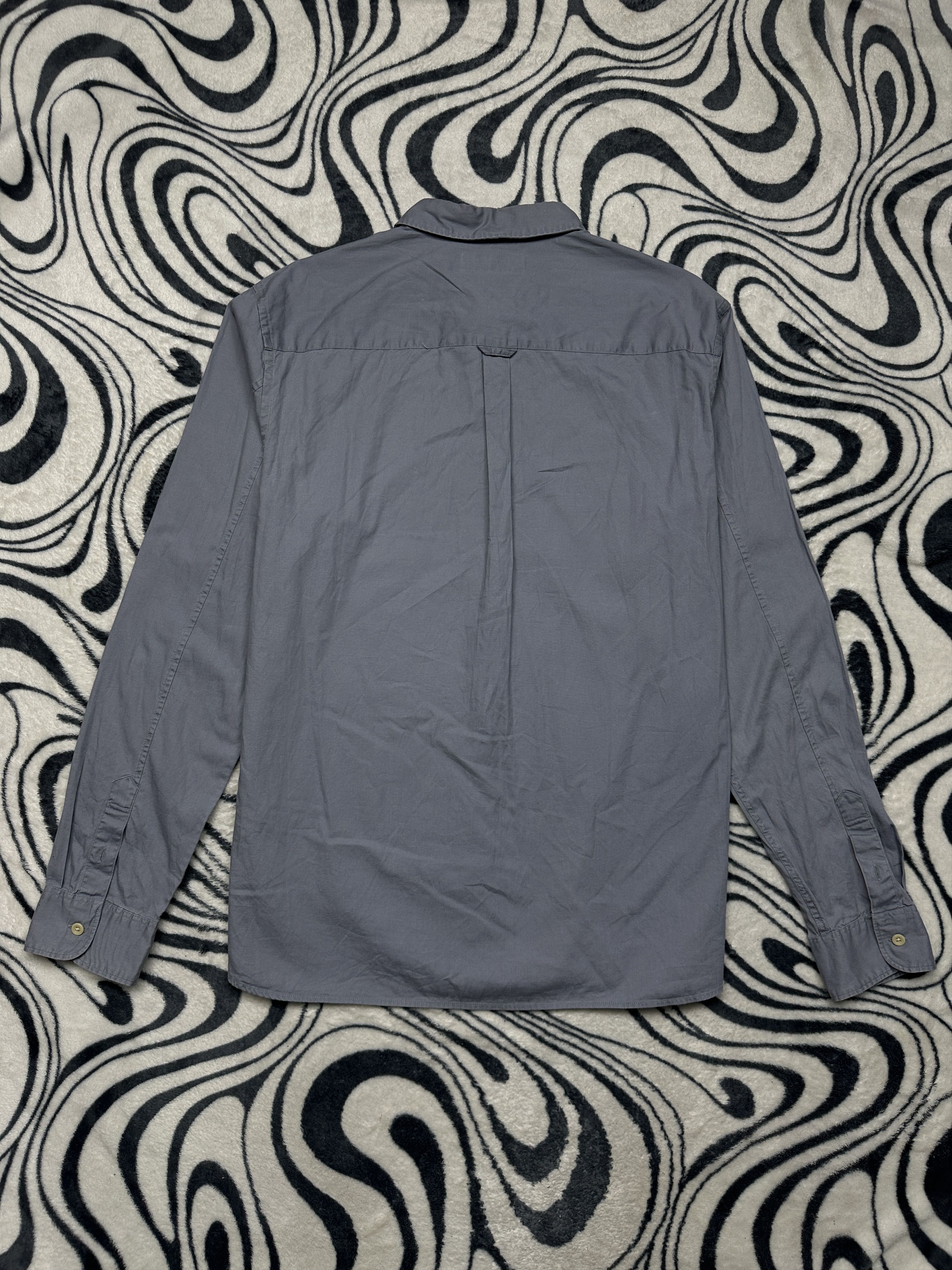 Allsaints AllSaints Mens Redondo Long Sleeve Shirt Size US XL / EU 56 / 4 - 6 Thumbnail