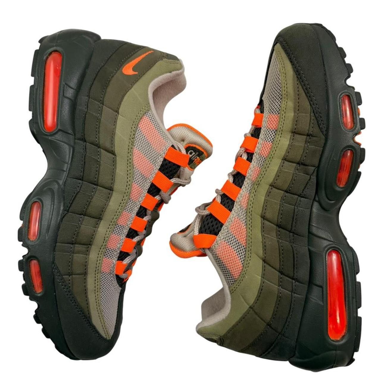Nike Nike Air Max 95 OG Neutral Olive Total Orange - Size US 8.5 Size US 8.5 / EU 41-42 - 3 Thumbnail