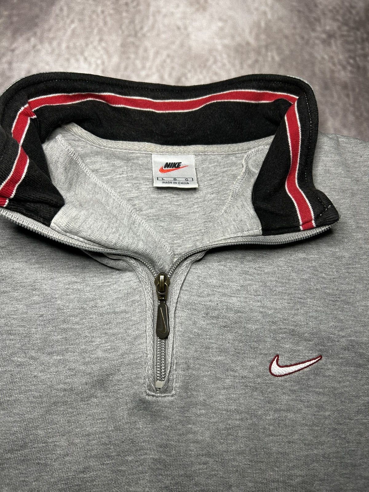 Nike Sweatshirt Nike Vintage 1/4 zip Size US L / EU 52-54 / 3 - 2 Thumbnail