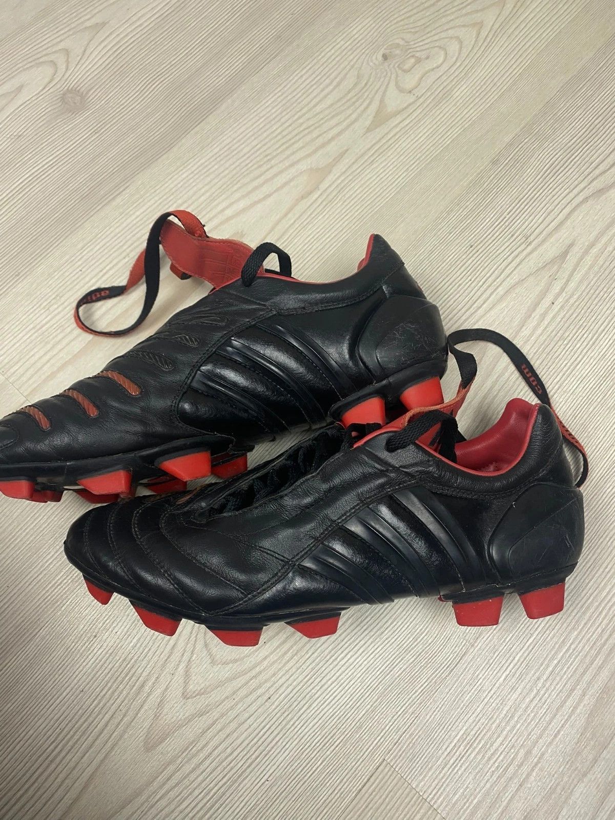 Adidas Adidas Predator Pulse TRX FG Blackout Soccer Boots Leather Size US 9 / EU 42 - 6 Thumbnail