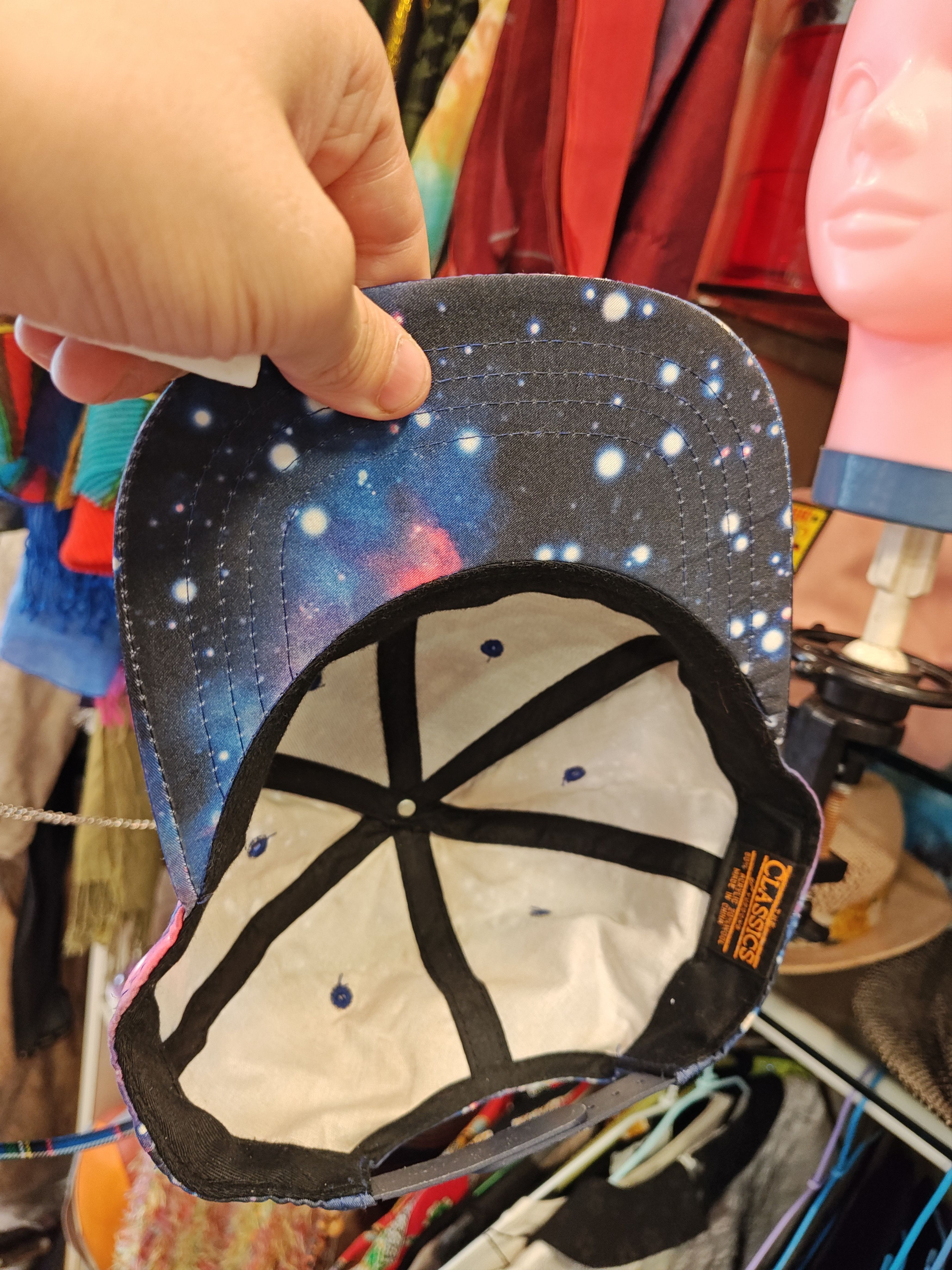 Other Blow up hat ball cap galaxy nebula Size ONE SIZE - 2 Thumbnail