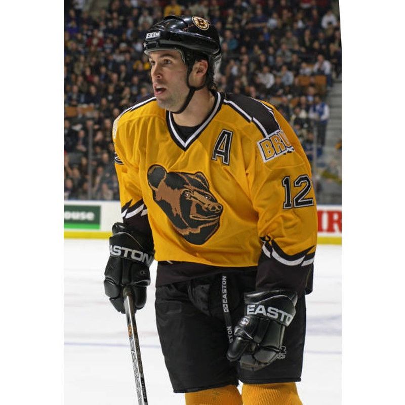 Ccm Boston Bruins 2000s CCM Pooh jersey M gold alt NHL vintage Size US M / EU 48-50 / 2 - 11 Thumbnail
