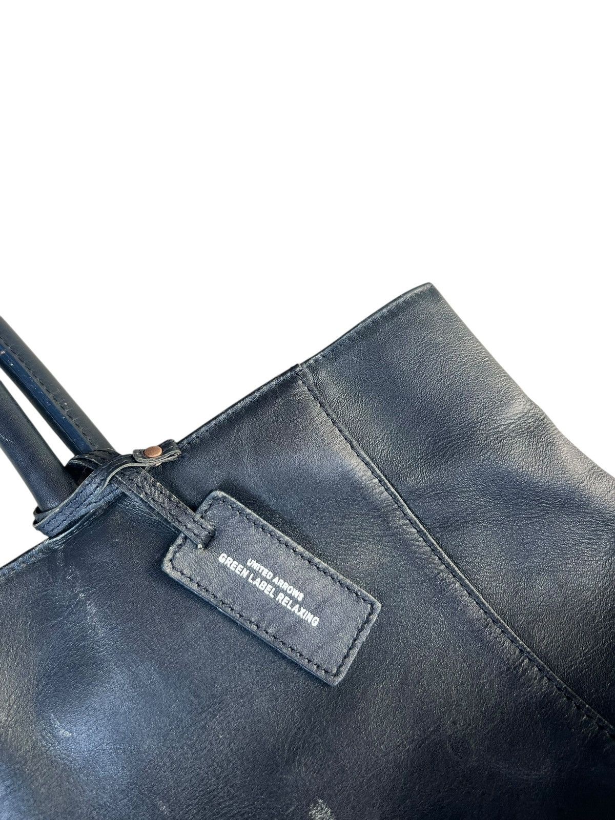 United Arrows Patina Scratches Leather Tote Bag United Arrows Japan Size ONE SIZE - 25 Thumbnail