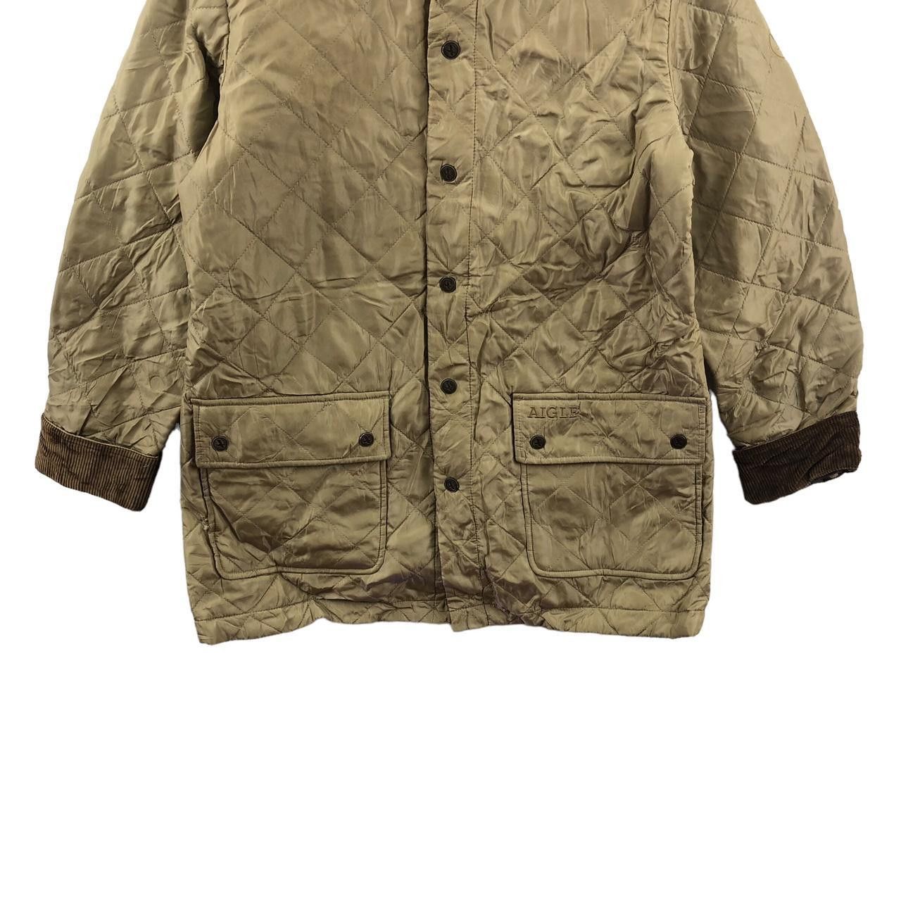 Aigle AIGLE OUTDOOR Quilted Corduroy Collar Parka Trench Coat Size M / US 6-8 / IT 42-44 - 4 Thumbnail